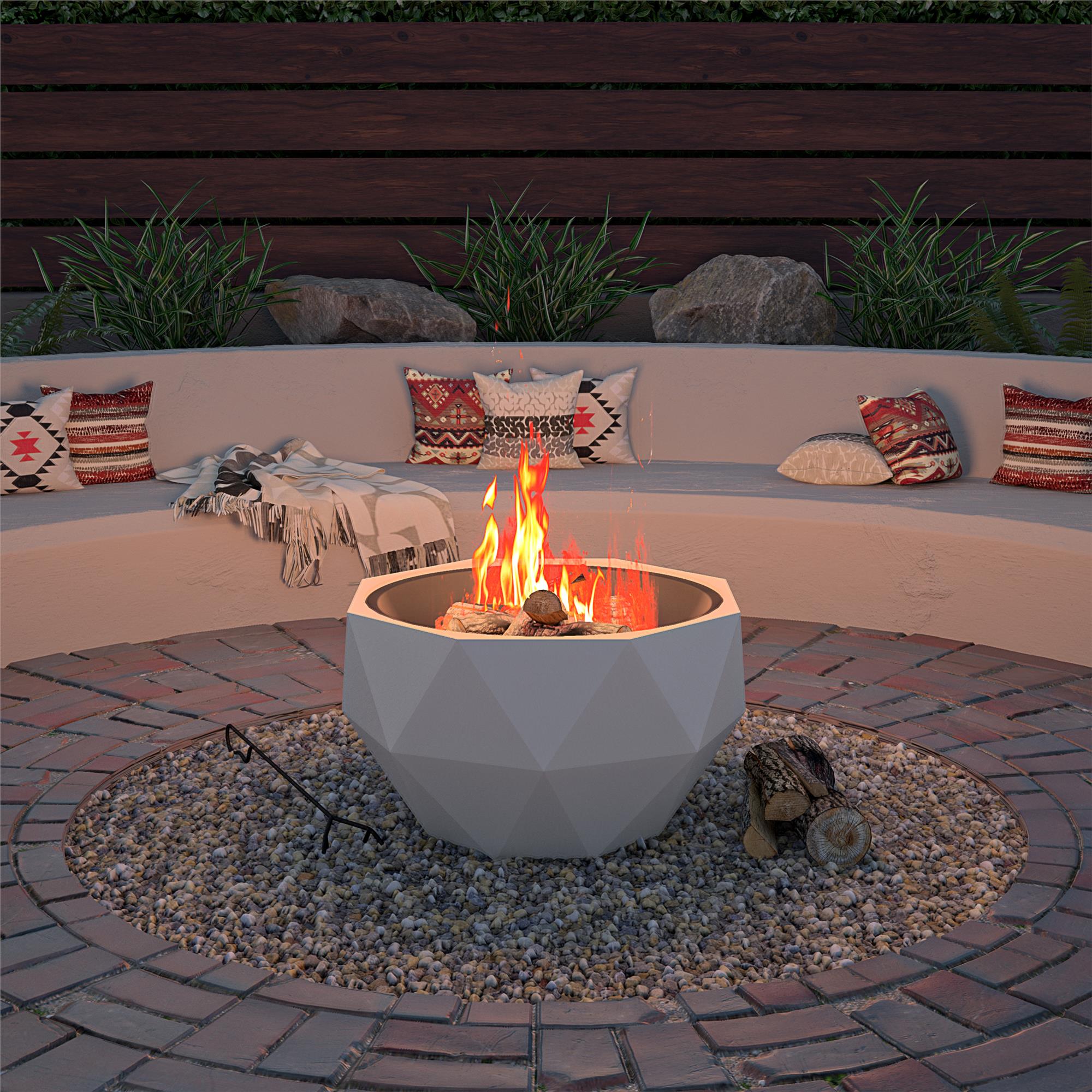 Cosco 87841WHT1E Outdoor-Woodburning-Firepits - View #6