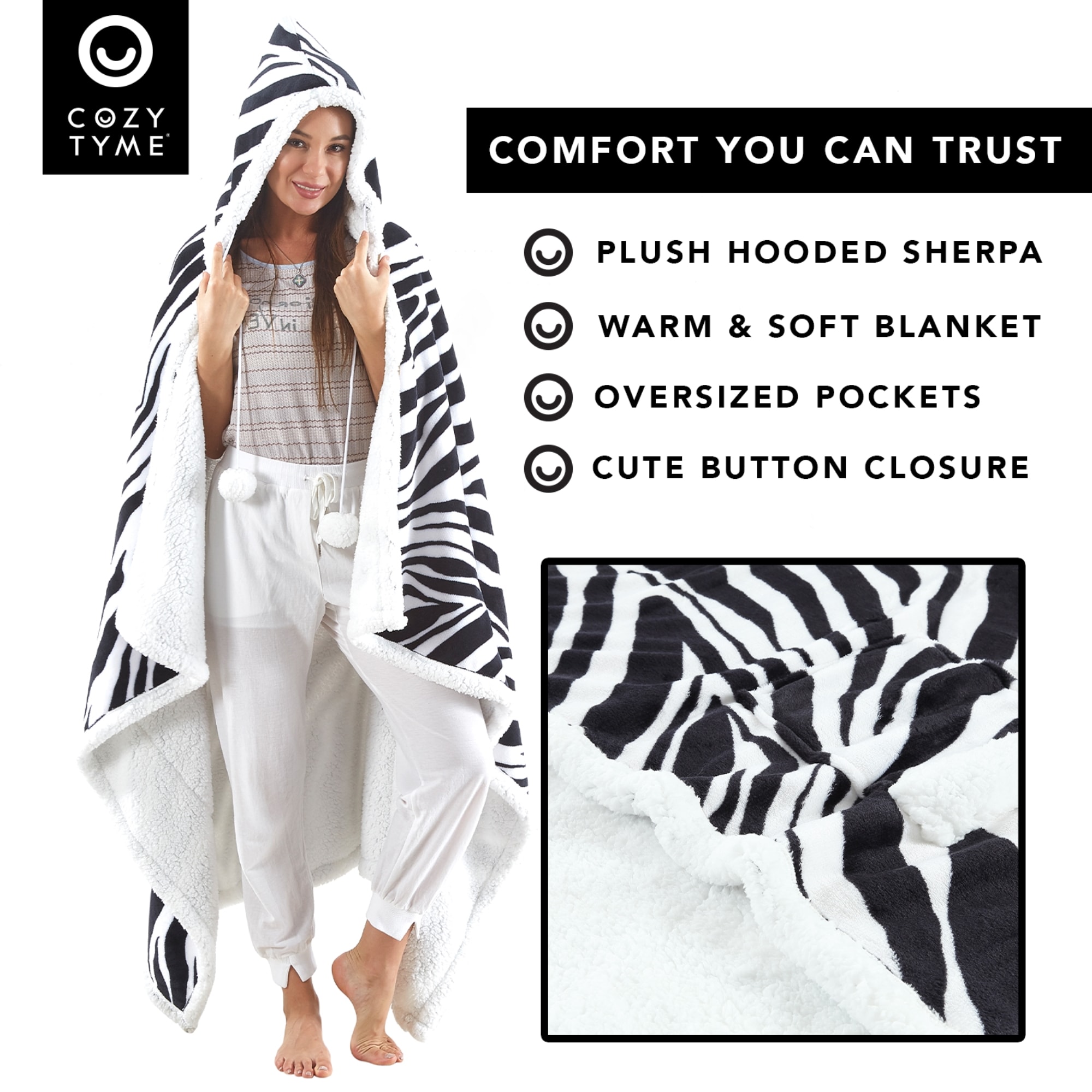 Cozy Tyme B189-20ZB-LS Blankets-And-Throws - View #4