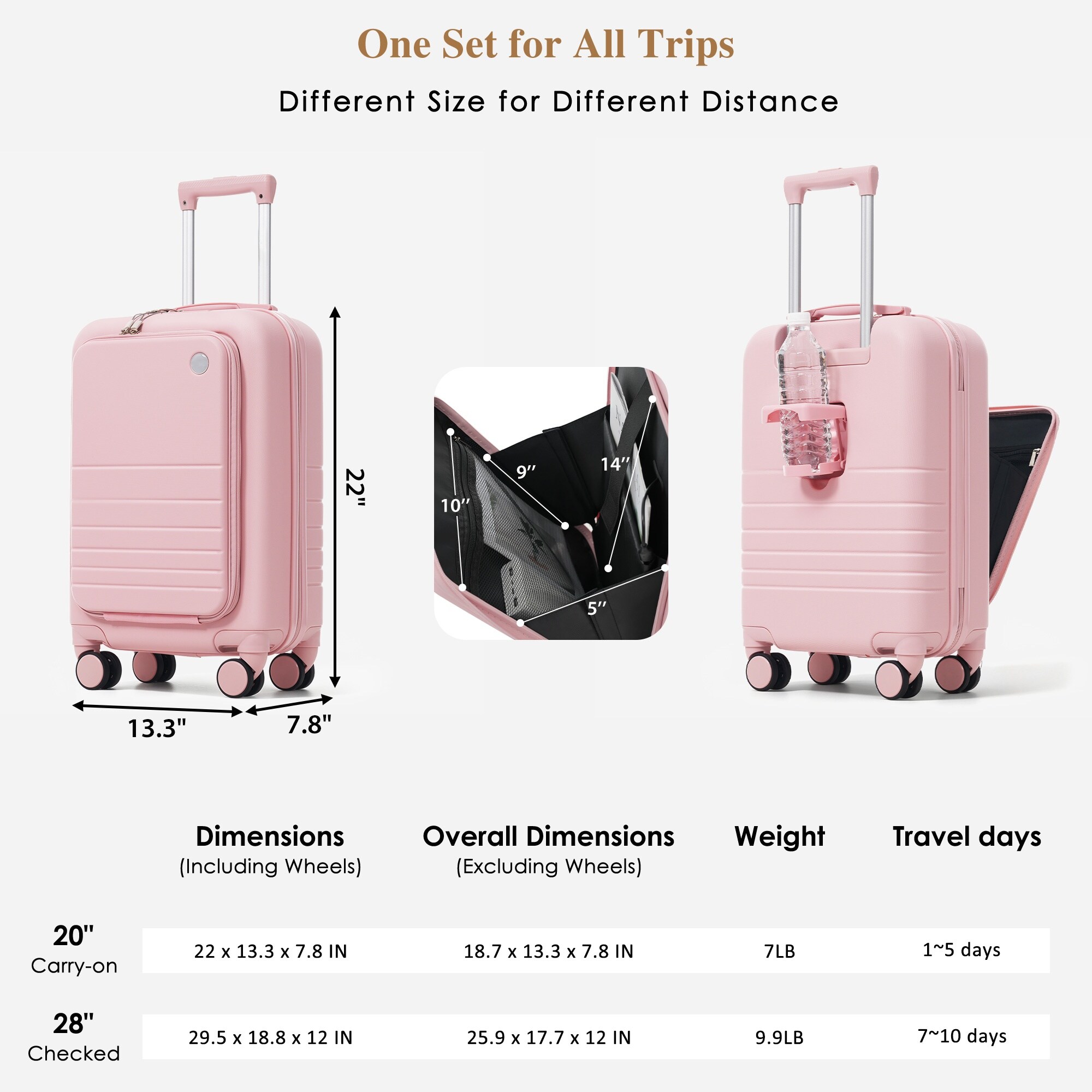 MooxvMoo MXVOC1023 Luggage-And-Luggage-Sets - View #2