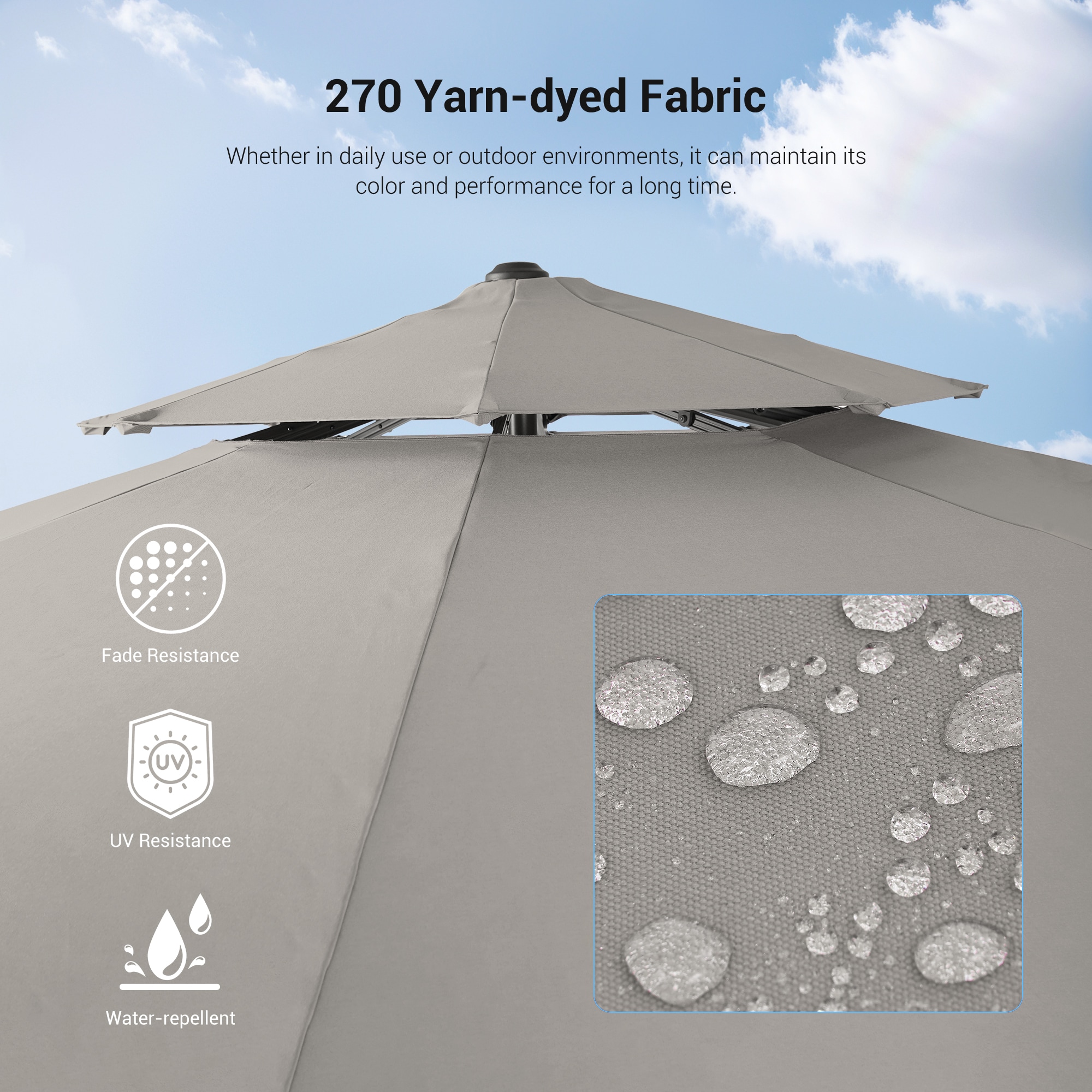 ACEGOSES LW-LED34GY-H Umbrellas-2 - View #6