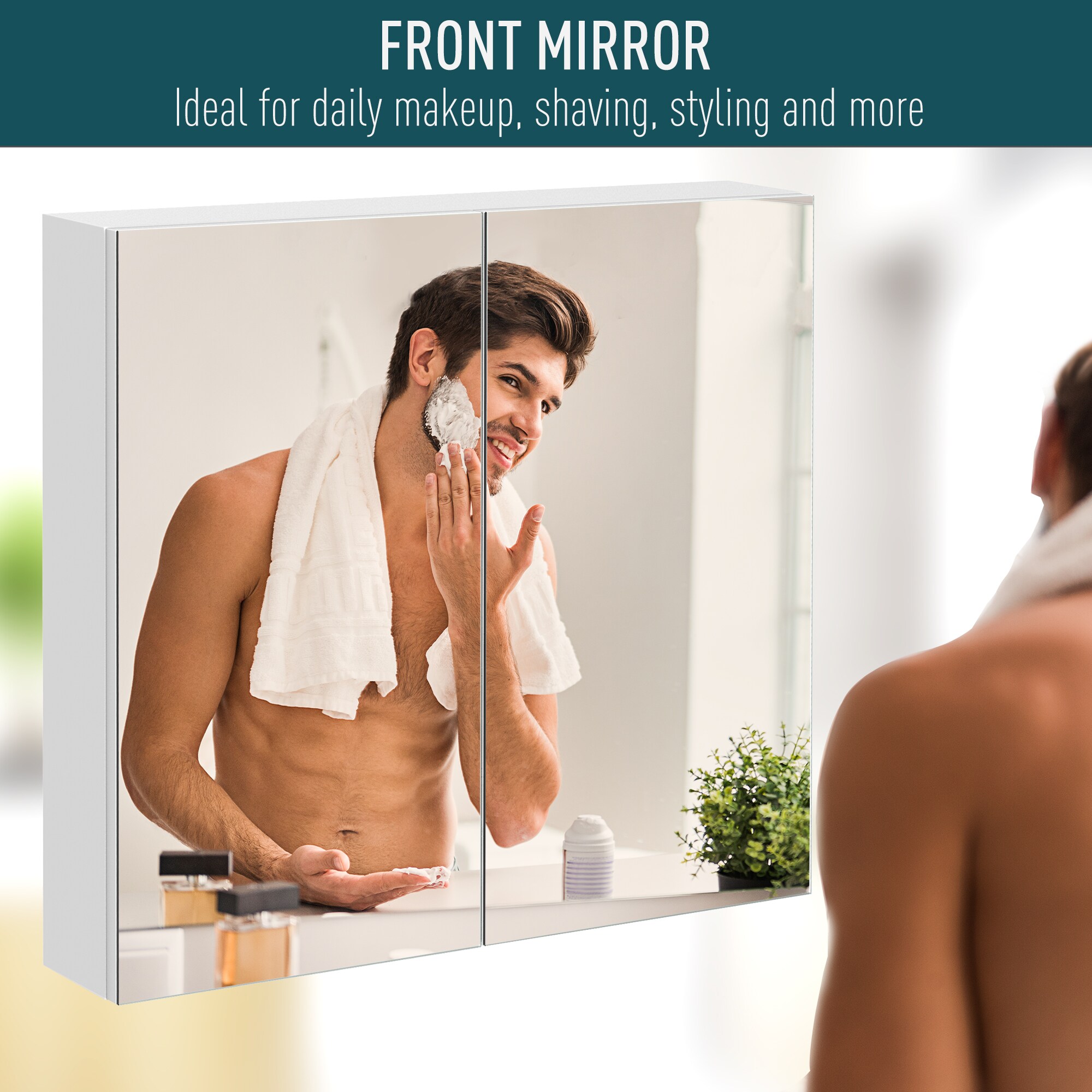 Forclover HBV-AO6100 Bathroom-Medicine-Cabinets - View #3