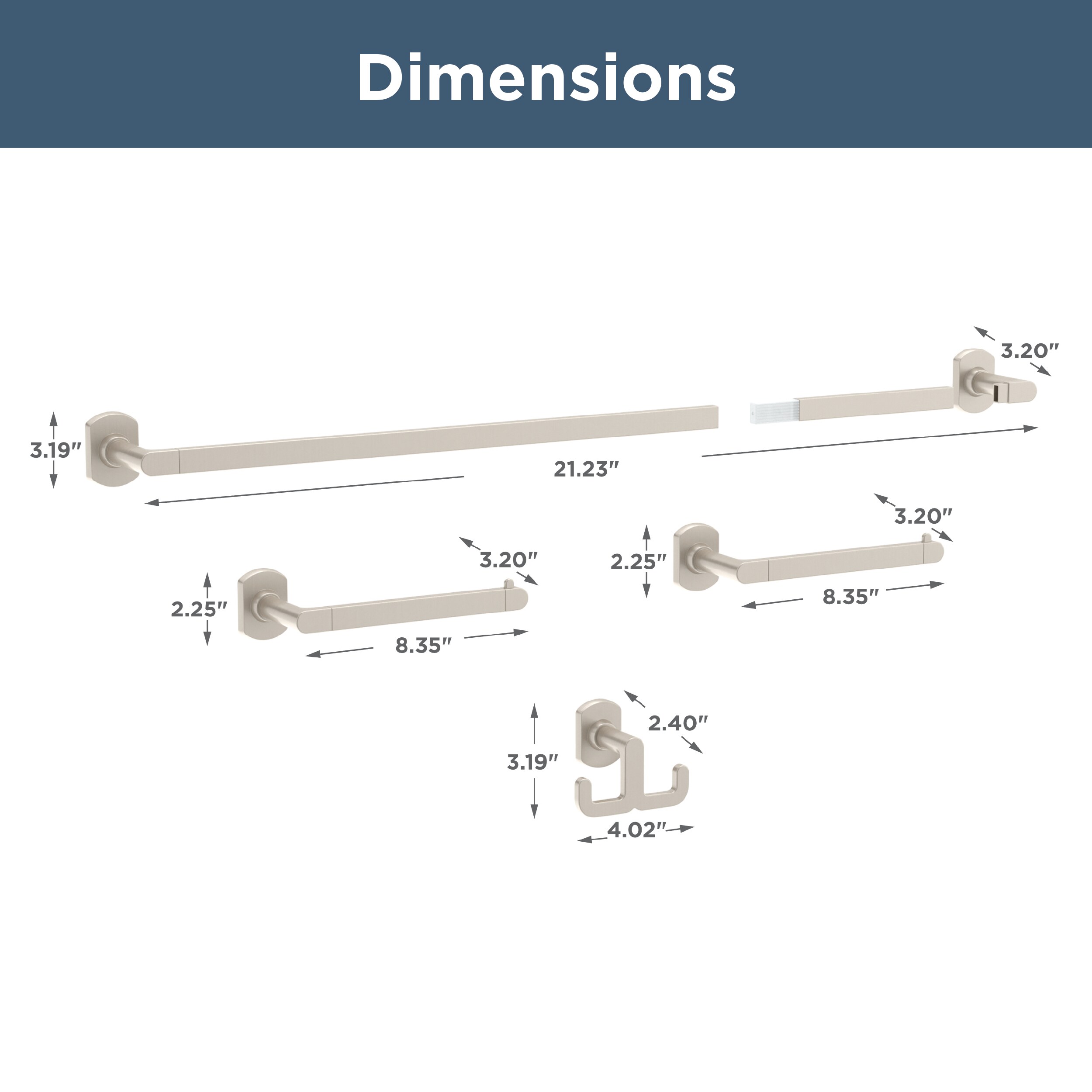 Franklin Brass GRNV64-BN Decorative-Bath-Hardware-Kits - View #4