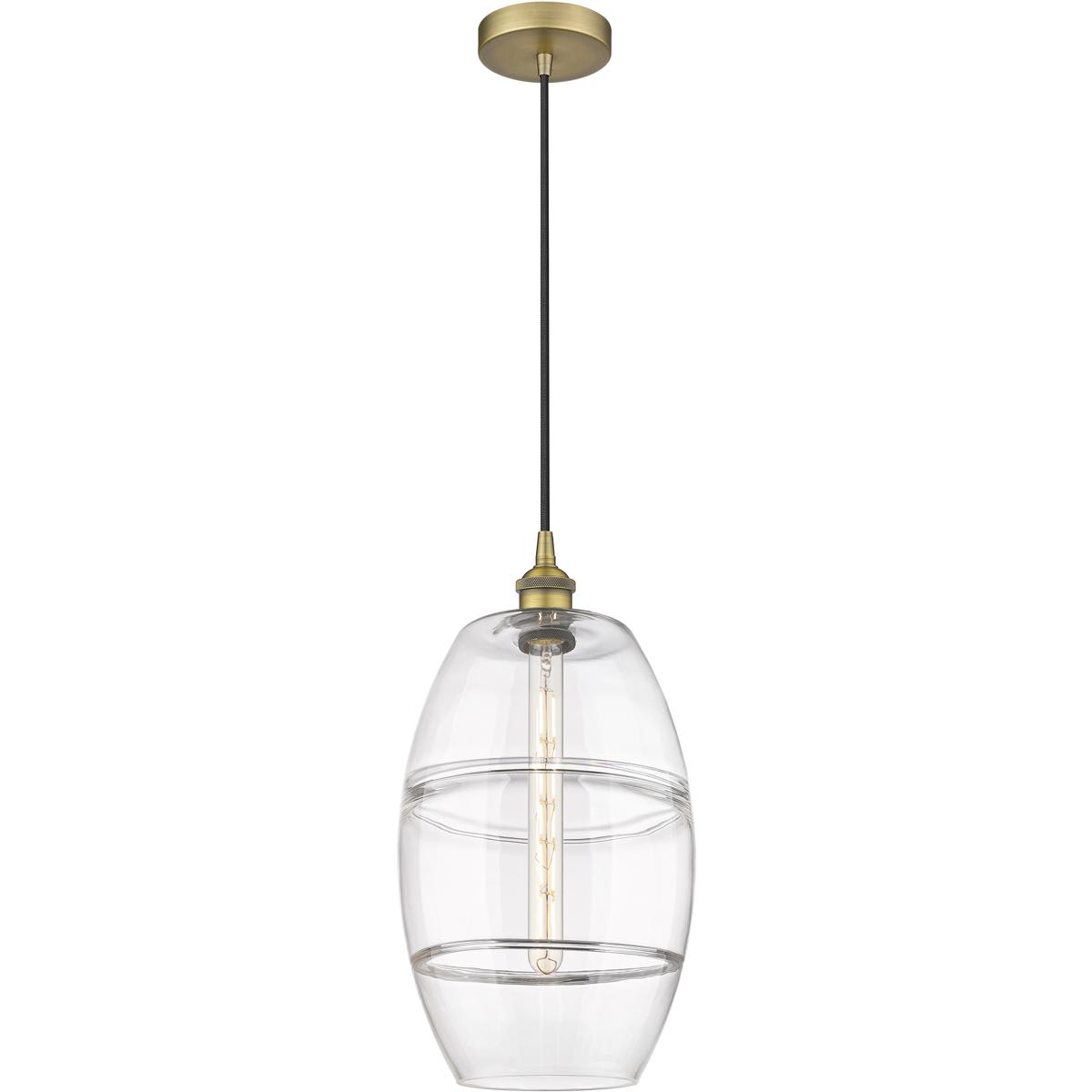Innovations Lighting -  616-1P-BB-G557-10CL Edison Vaz Mini Pendant Brushed Brass