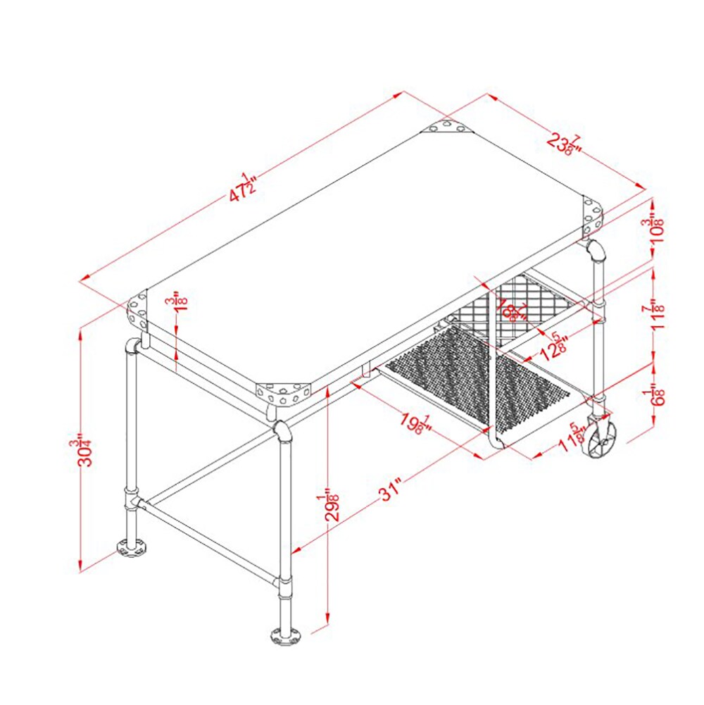 Furniture of America IDF-DK6913 desks - View #10
