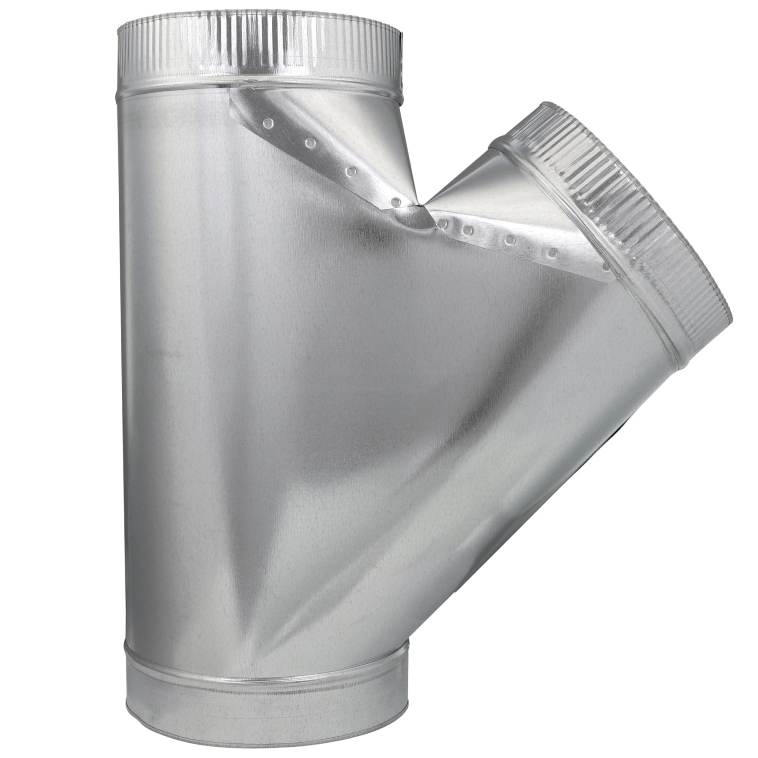 IMPERIAL 8.0-in 30.0 Gauge Galvanized steel Round Full flow Duct wye