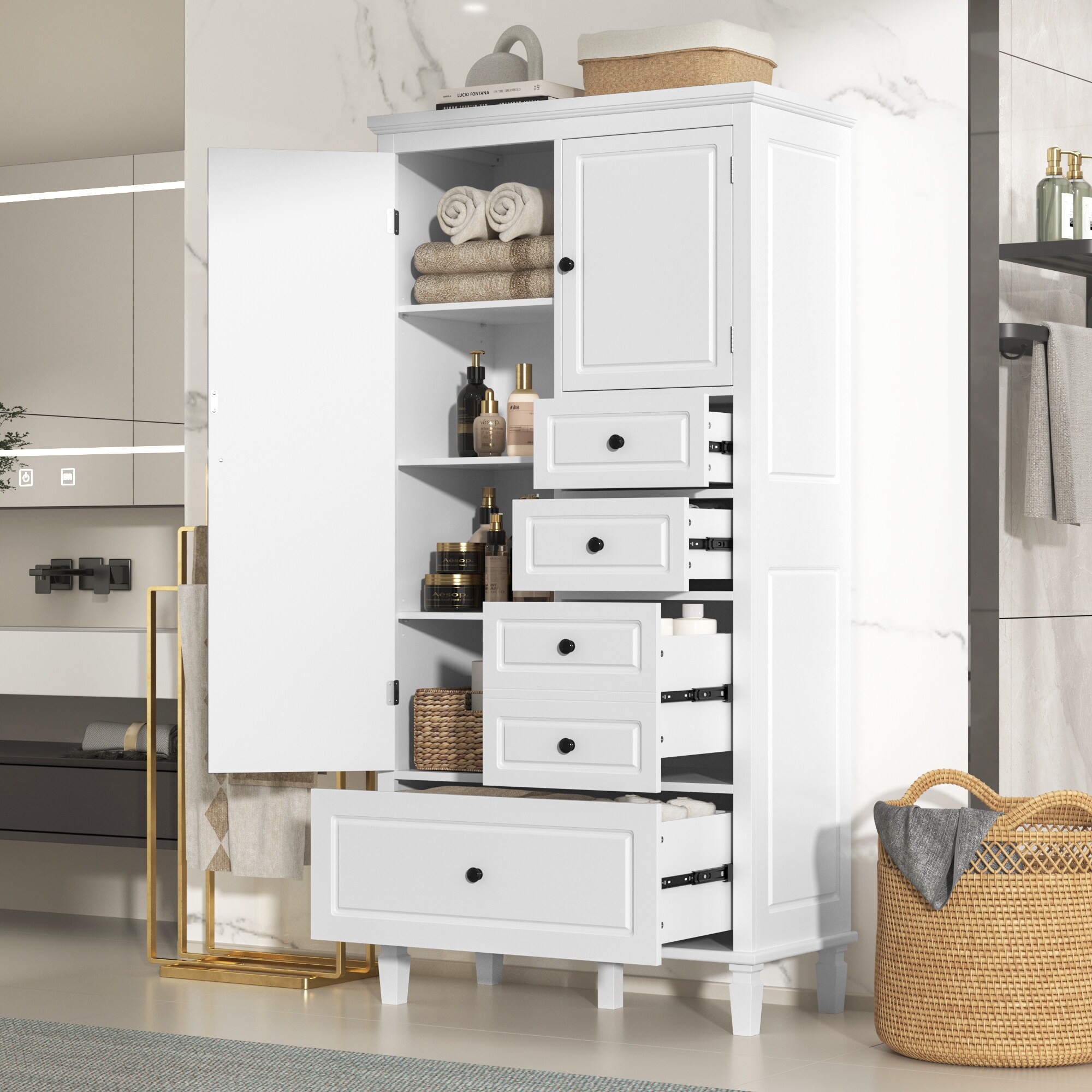 Tatayosi XH-P236499K Bathroom-Wall-Cabinets - View #3