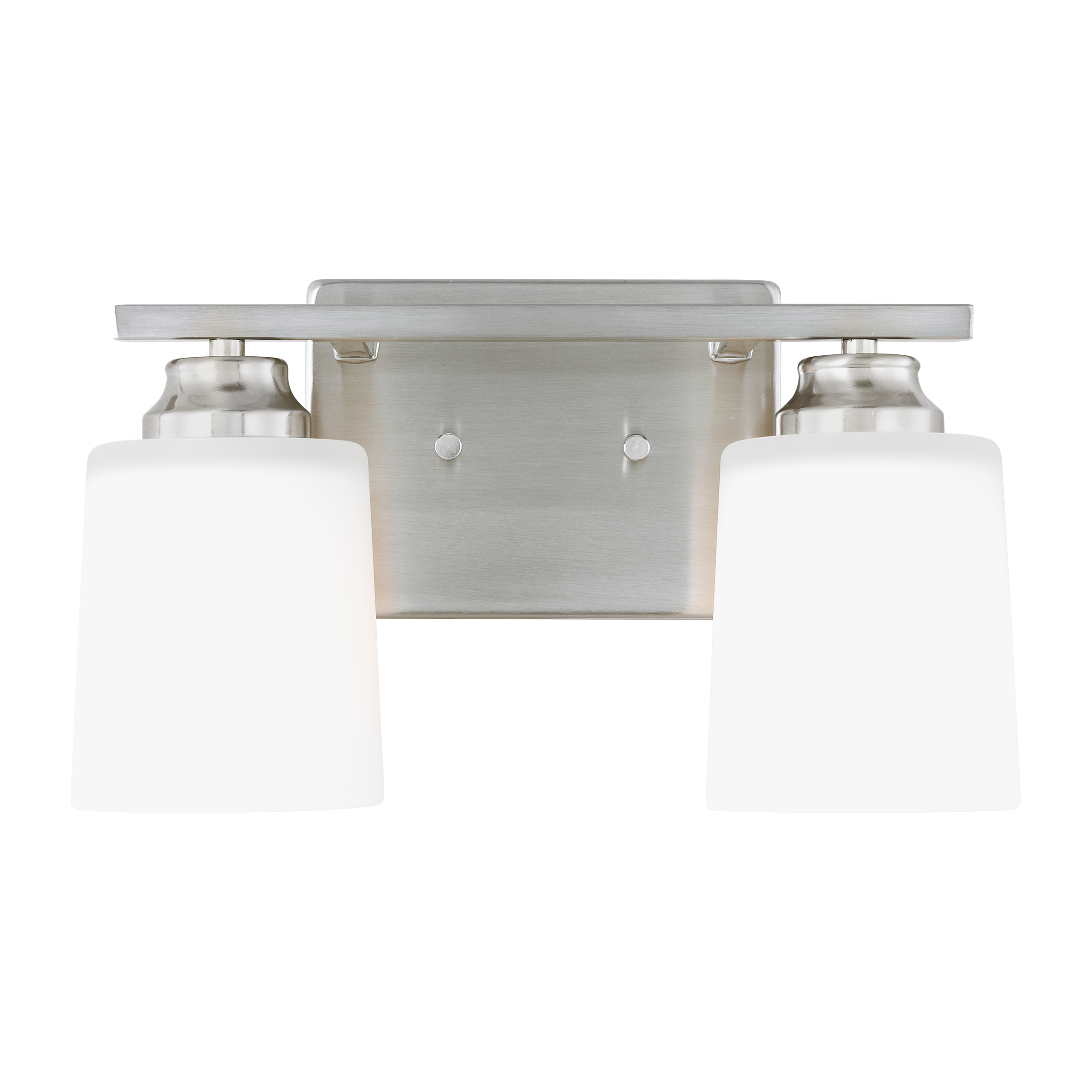 Generation Lighting 4420902EN3-962 Vinton 13.125-in 2 -Light Brushed Nickel Transitional Vanity light