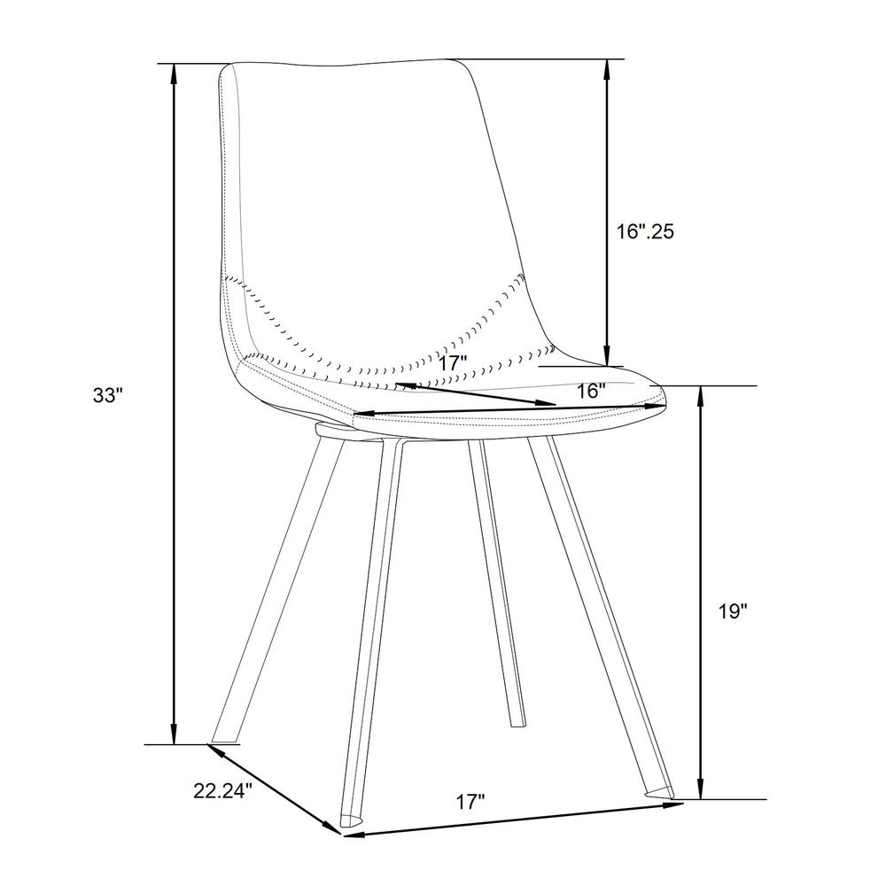 Leisuremod BG3143694 Dining-Chairs - View #5