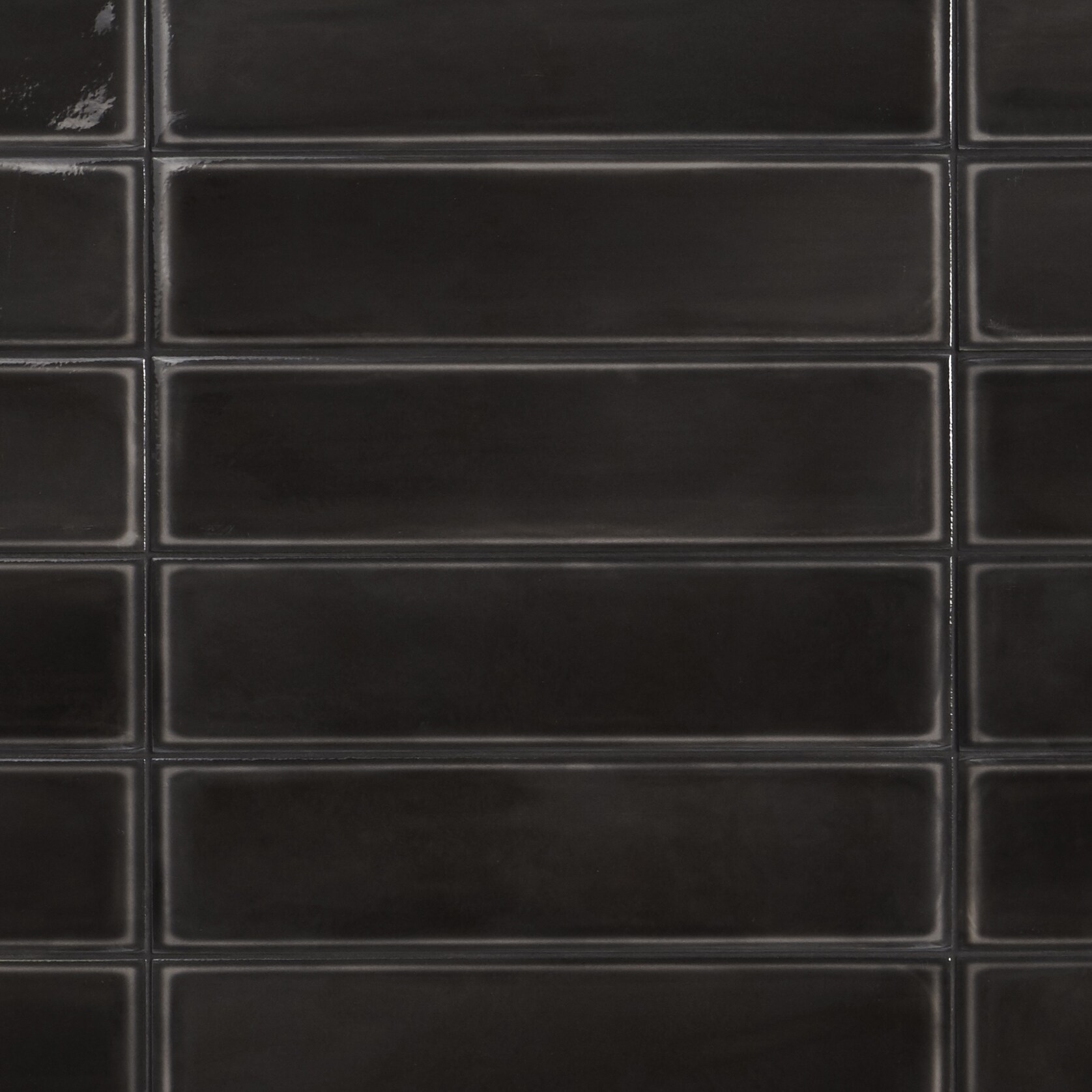 Artmore Tile EXT3RD107719 Stacy Garcia Artscape Nero 4-in x 16-in Polished Porcelain Subway Standard Wall Tile ( 7.74-sq ft Carton )
