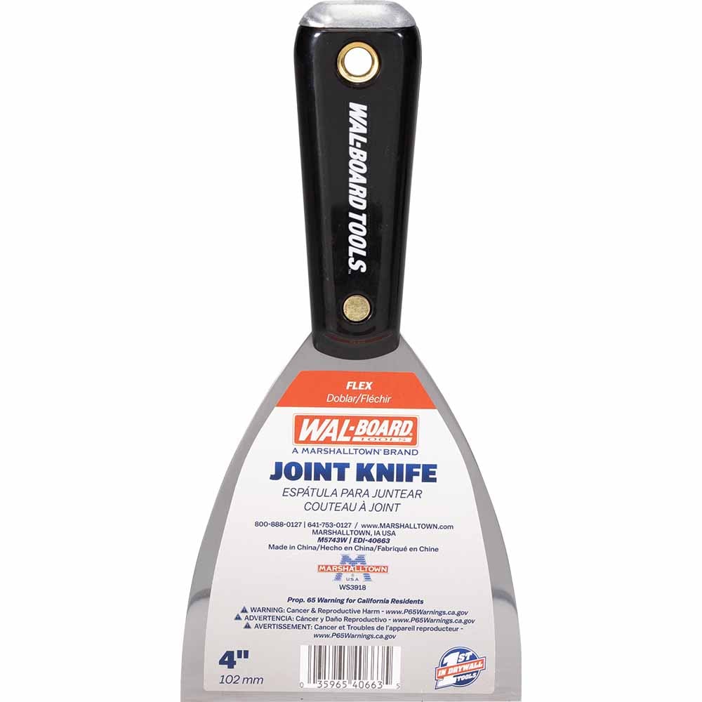 WAL-BOARD TOOLS 4-in Steel Reusable Putty Knife #M5743W-L