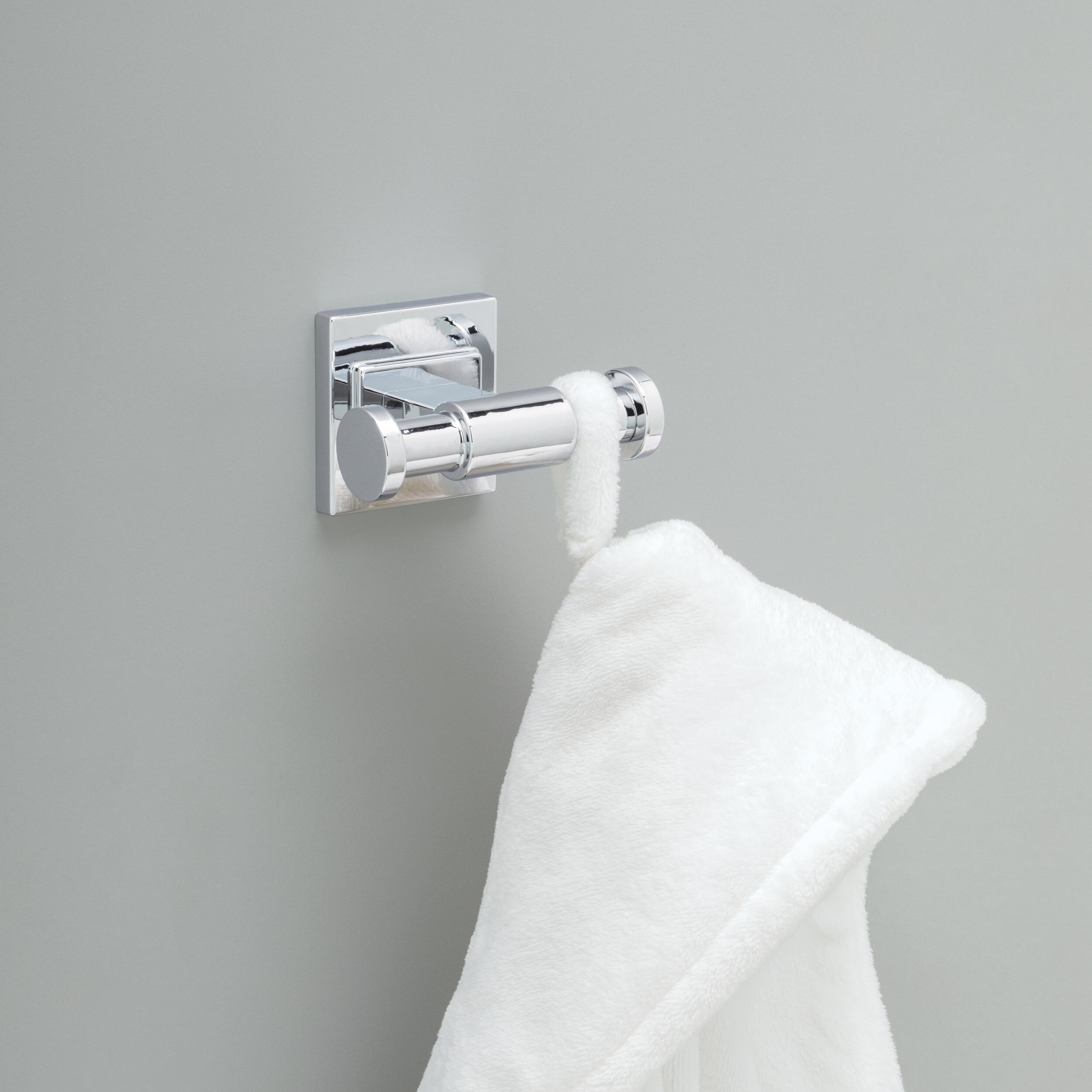 Delta Mclaren Polished Chrome Double-Hook Wall Mount Towel Hook in the ...