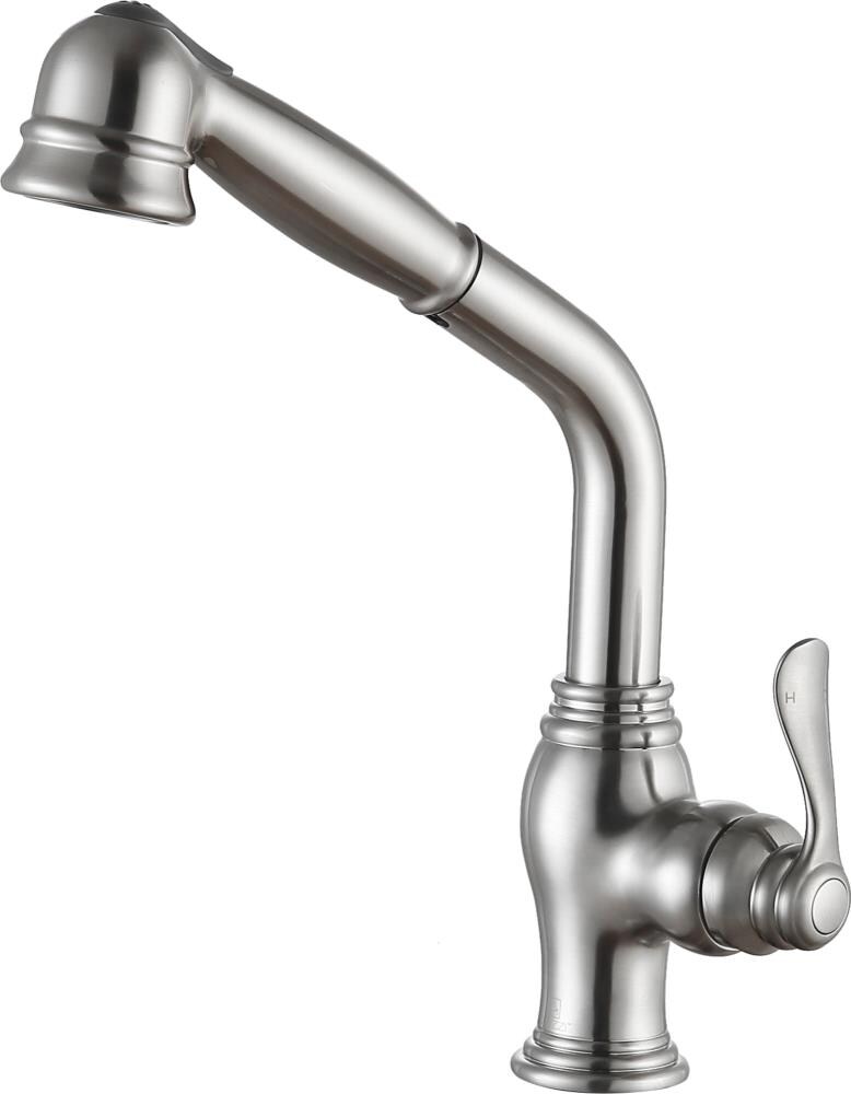 ANZZI Del Moro Oil Rubbed Bronze 1-Handle Deck-Mount Pull-Out Handle Kitchen Faucet