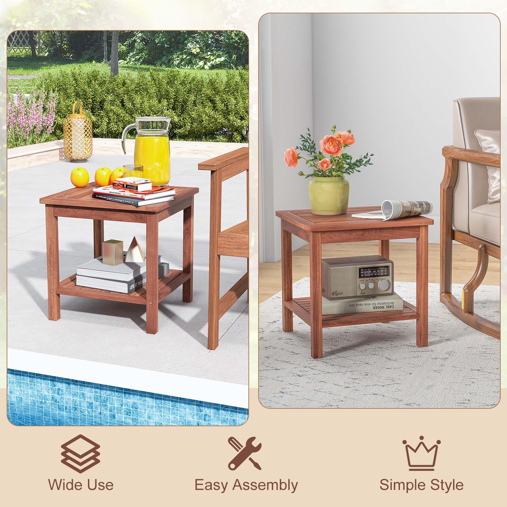 Costway LWS00054 Patio-Tables - View #7