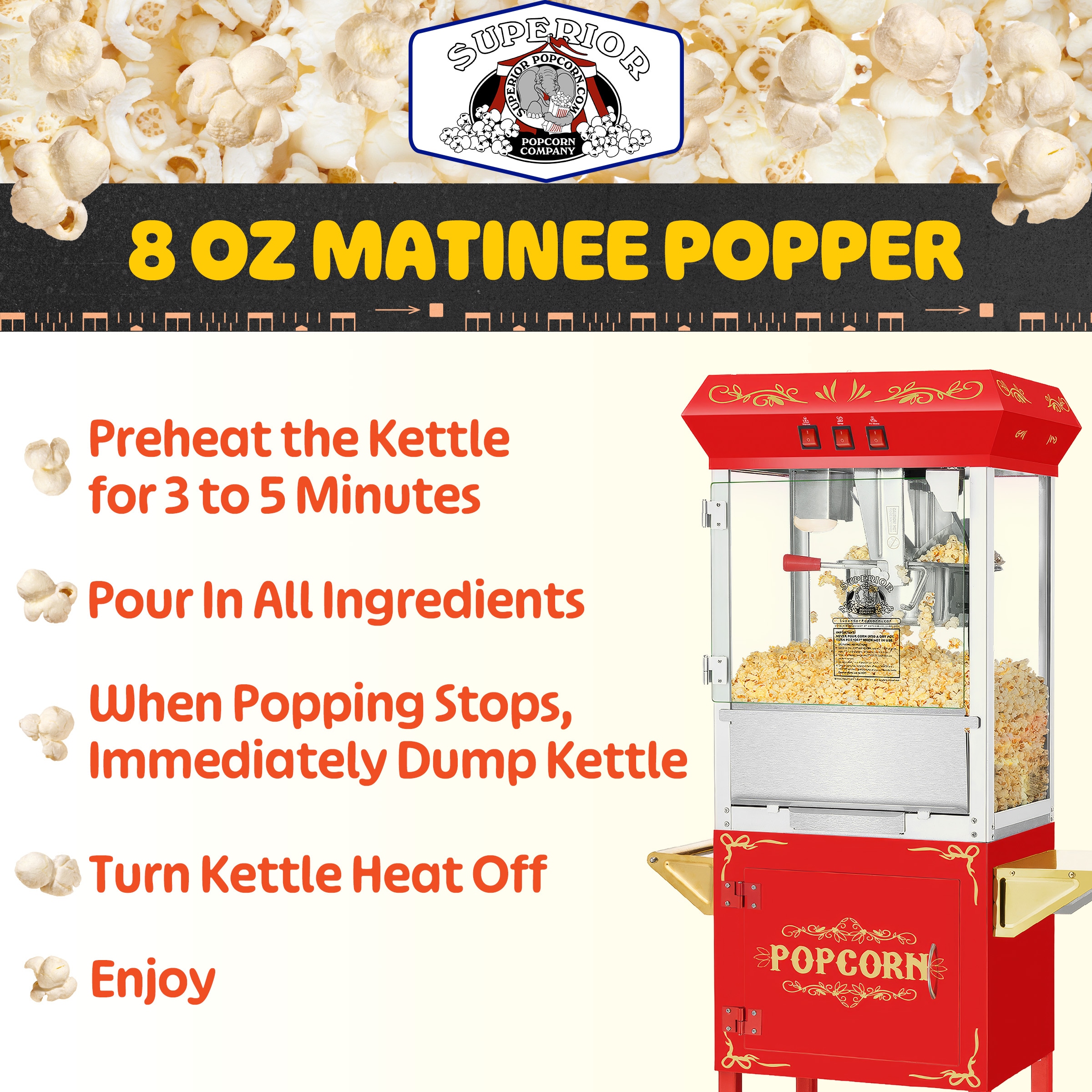 Superior Popcorn Company 704848RAB Popcorn-Makers - View #5