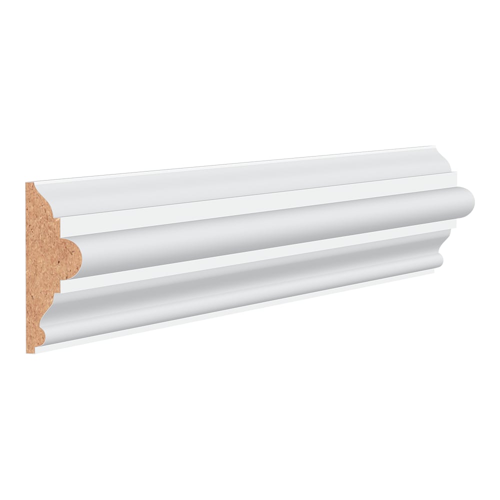 RELIABILT 300-MDF8 3-in x 8-ft Primed MDF 300 Chair rail Moulding