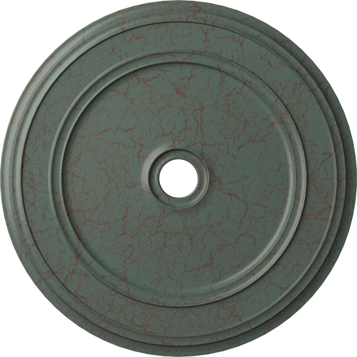 Ekena Millwork CM41CLCBC Classic 41.125-in W x 41.125-in L Painted Cloud Burst Crackle Polyurethane Whole Ceiling Medallion