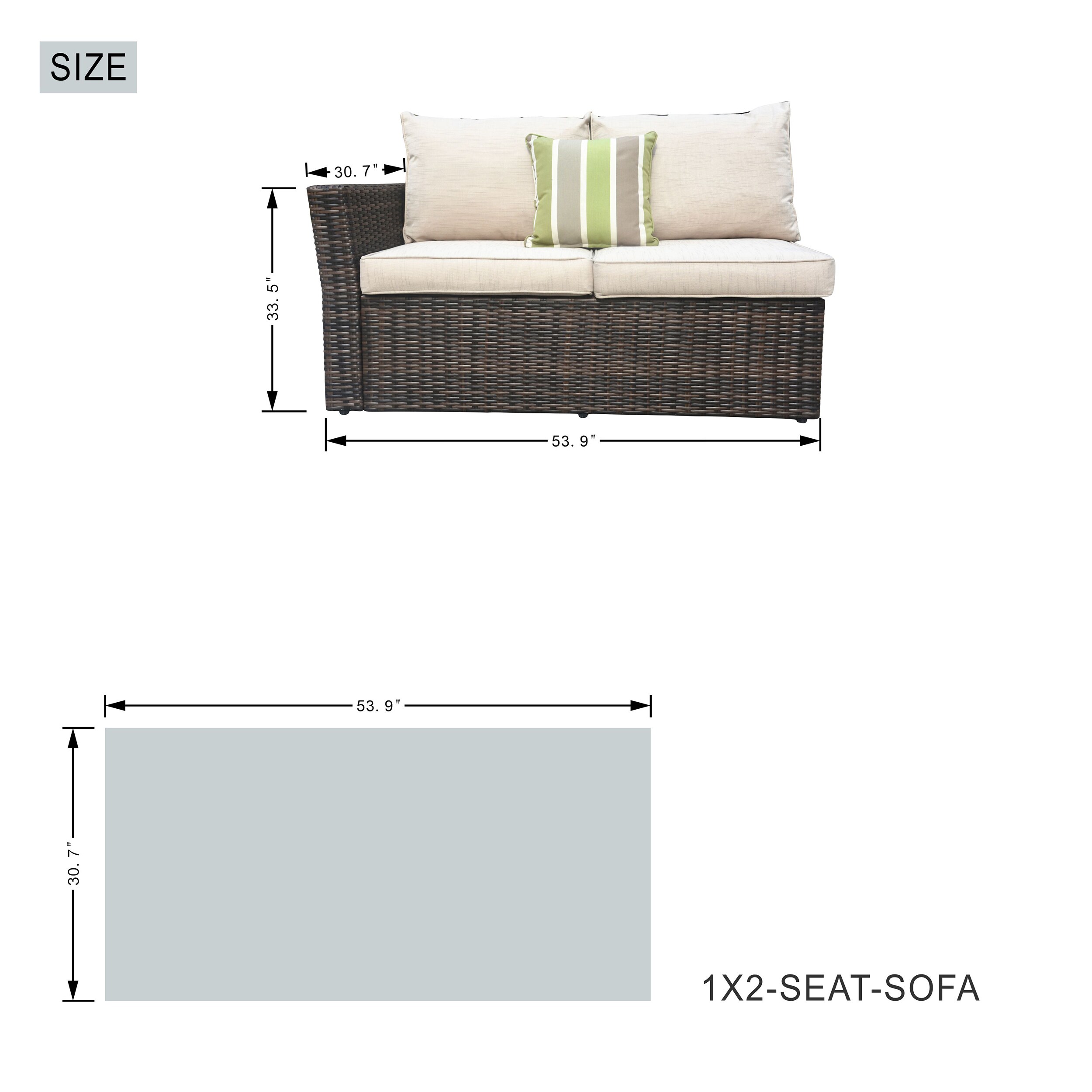 Moda Furnishings 1403-1106R-G Patio-Conversation-Sets - View #11