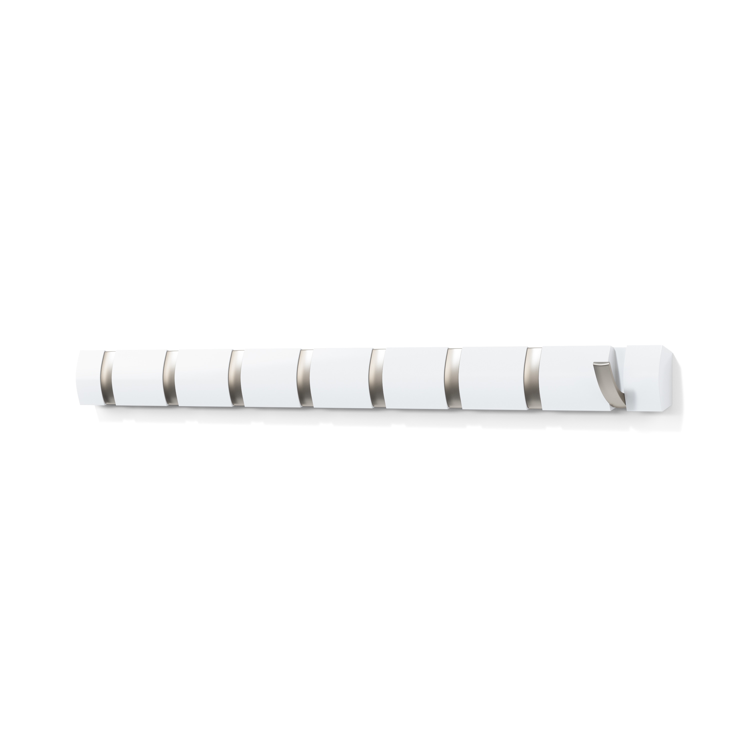 Umbra 8 Hook 0.5 in x 1.5 in H White Decorative Wall Hook 40 lb Capacity in the Decorative Wall Hooks department at Lowes