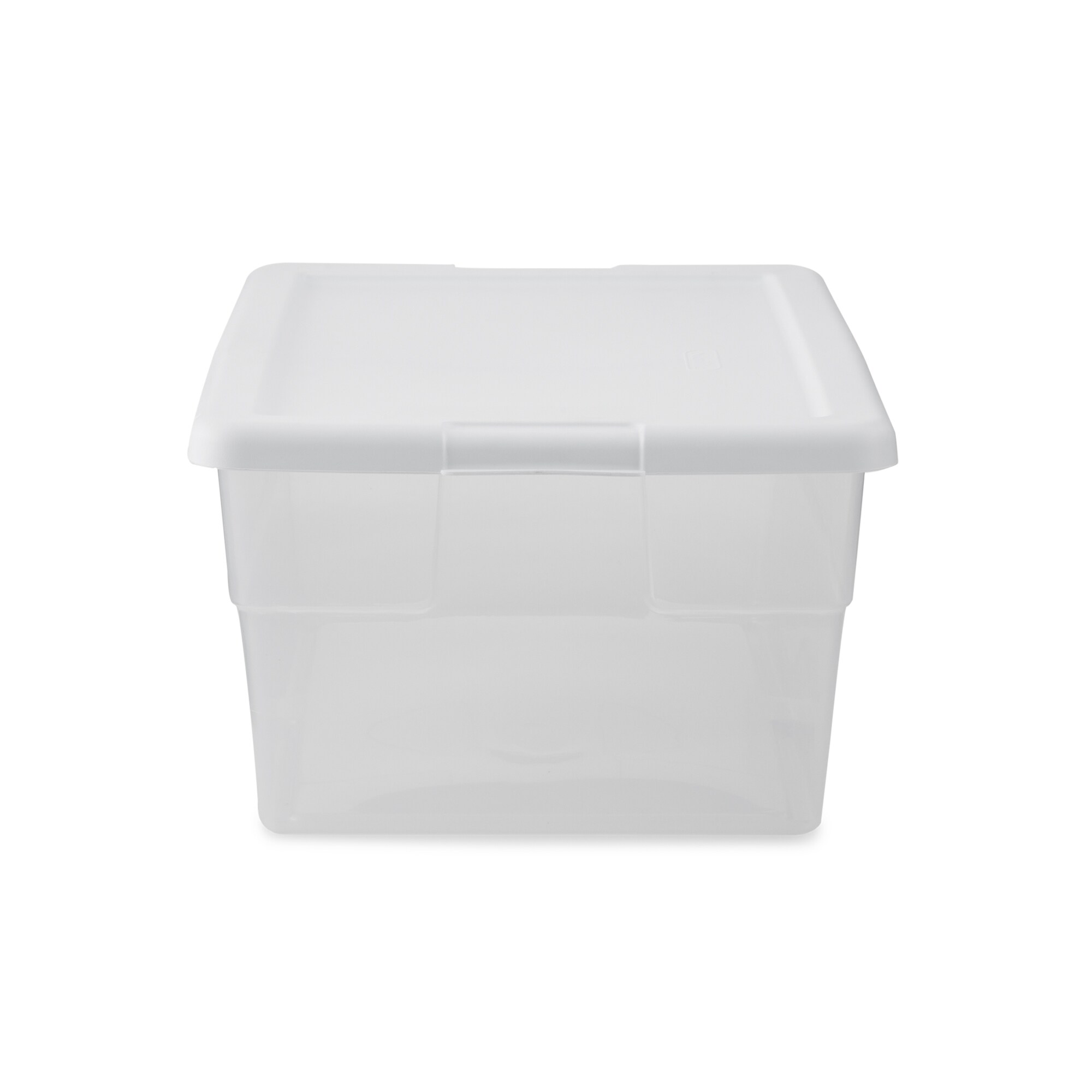 Sterilite Corporation 24-Pack Medium 3.75-Gallons (15-Quart) White  Weatherproof Tote with Latching Lid in the Plastic Storage Containers  department at