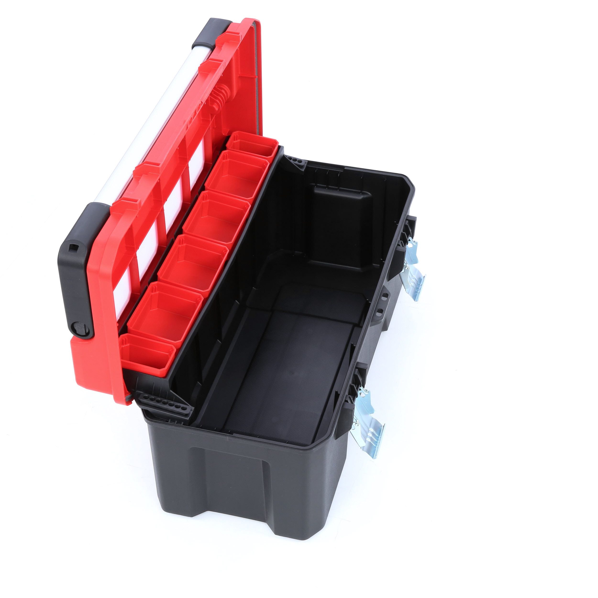 CRAFTSMAN Pro 26-in Red Plastic Lockable Tool Box at