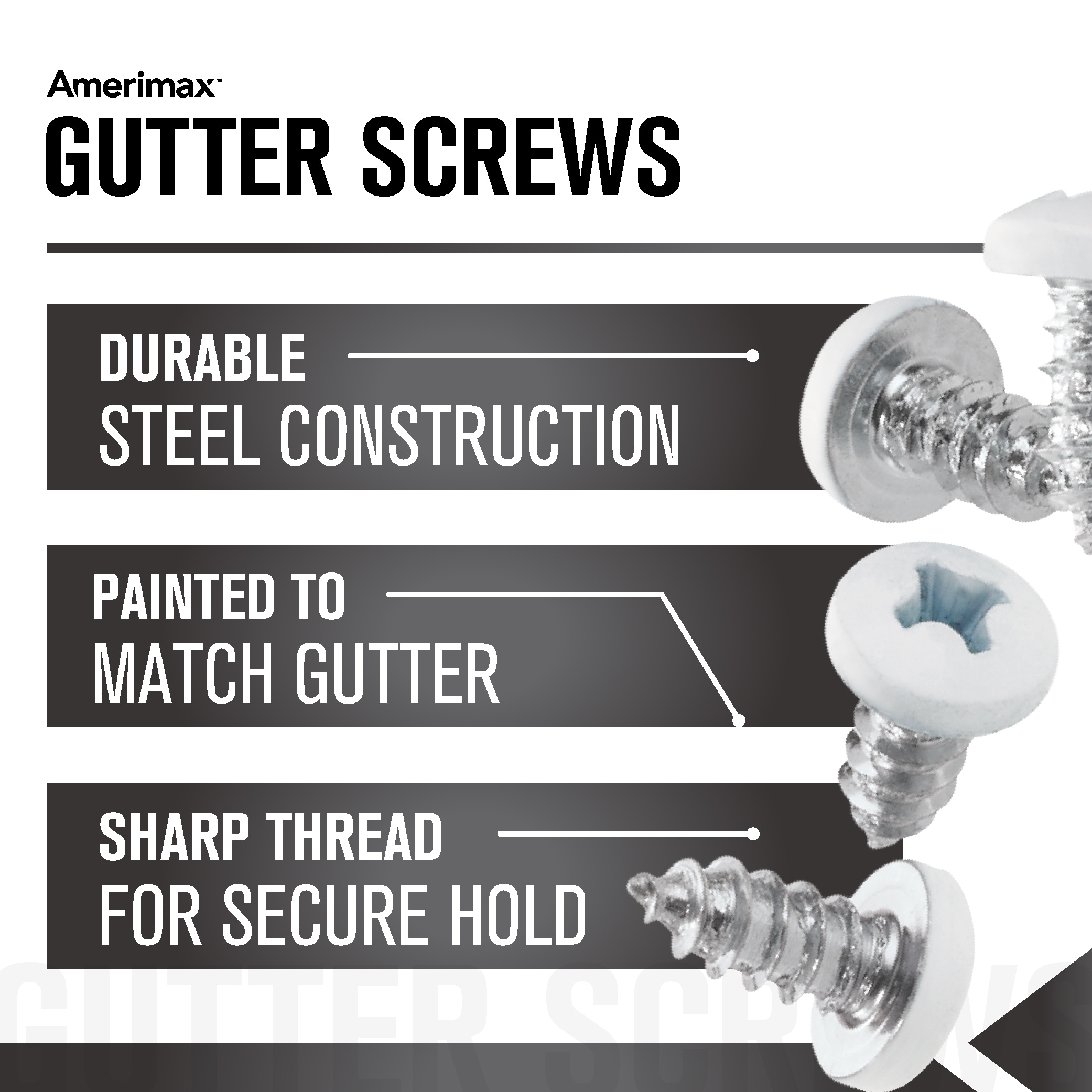 Amerimax 85354 Cement-Board-Screws - View #4
