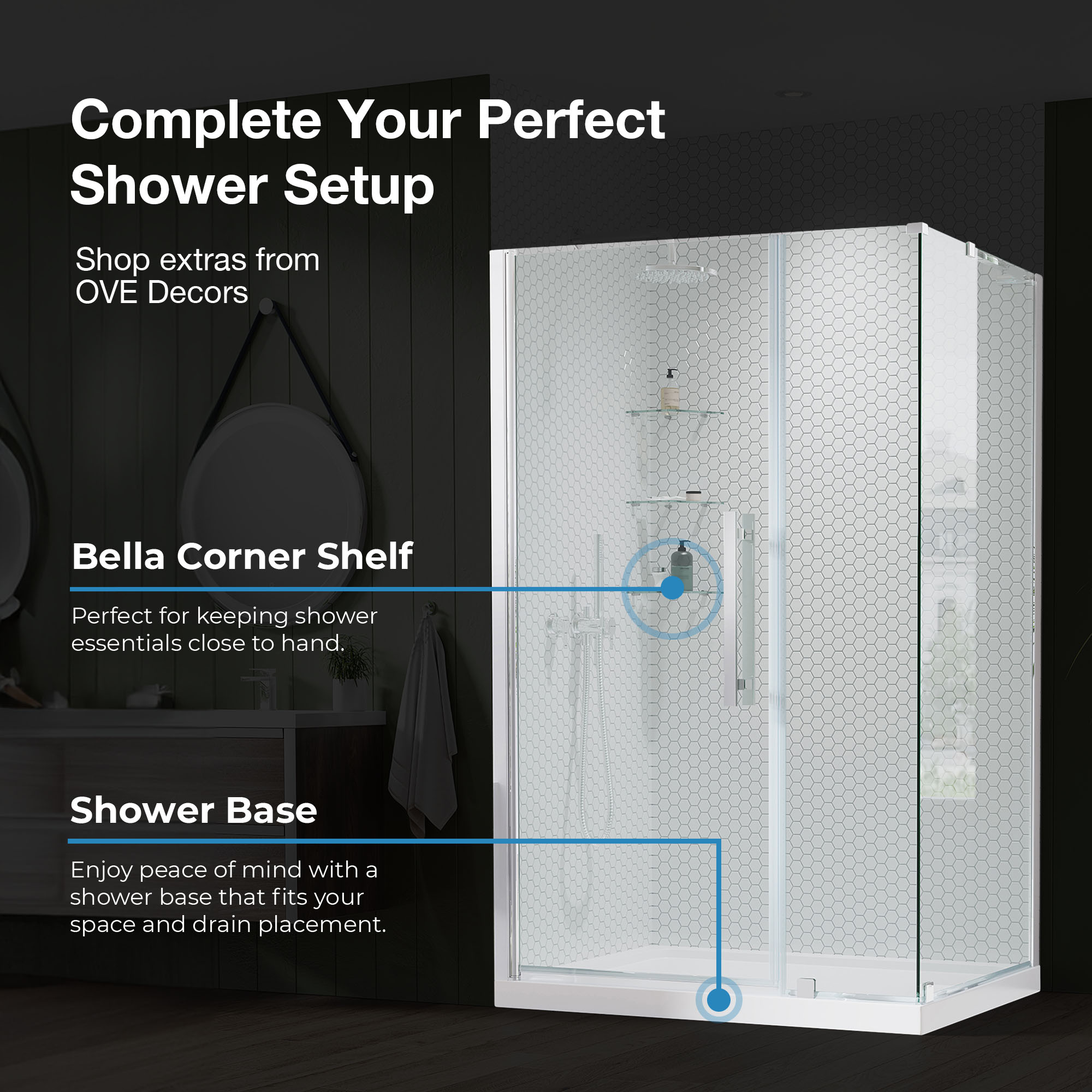 OVE Decors 15SGP-PASA35-BLK Shower-Doors - View #11