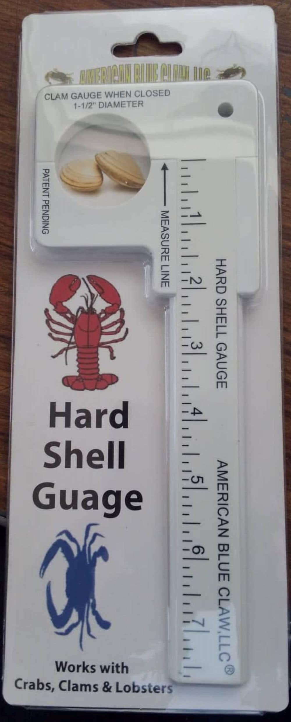 American Blue Claw Black Crabbing Equipment: Crab Tong with Gauge for Easy Catch and Measurement | S2D-BLK-PKG