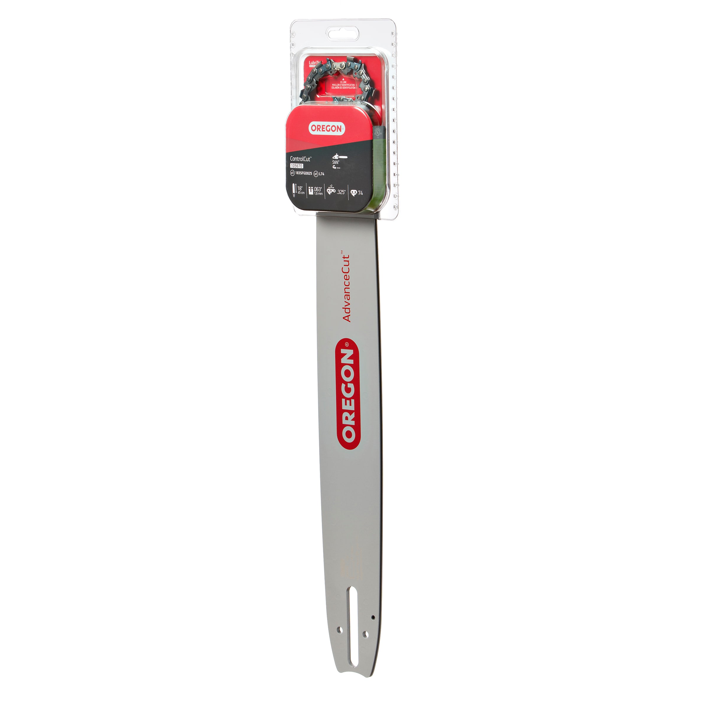 Oregon 105670 18-in Chainsaw Bar (Includes Chain)