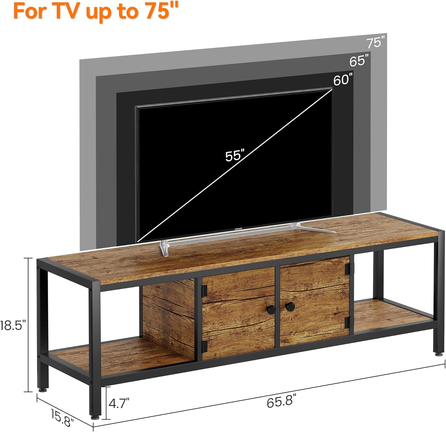 WhizMax IWAN-PHO-159LZTIB Tv-Stands - View #3