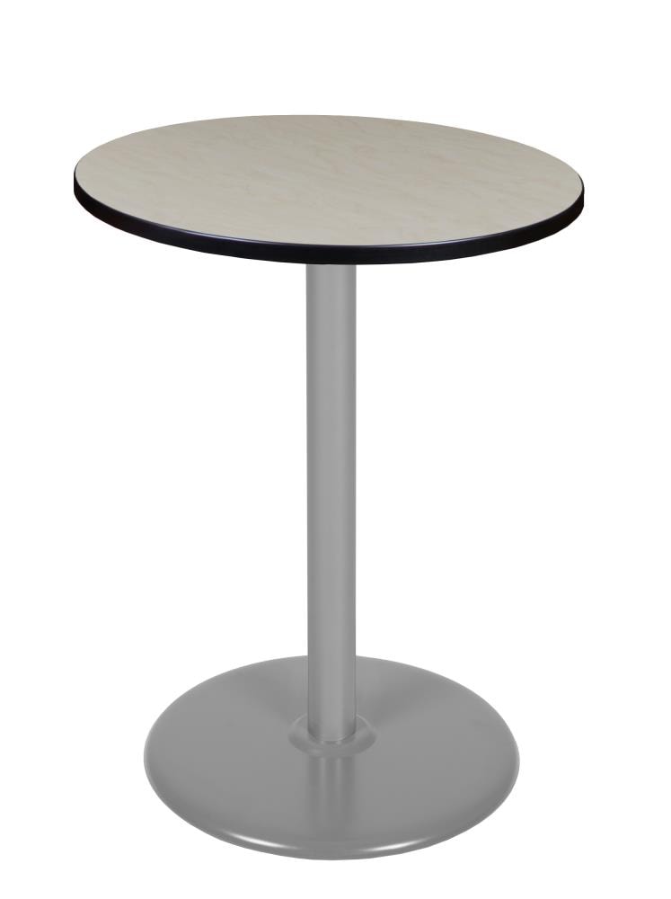 Regency TVCP30RNDPLGY Breakroom Off-white 4-Person Training Table (30-in W x 42-in H)