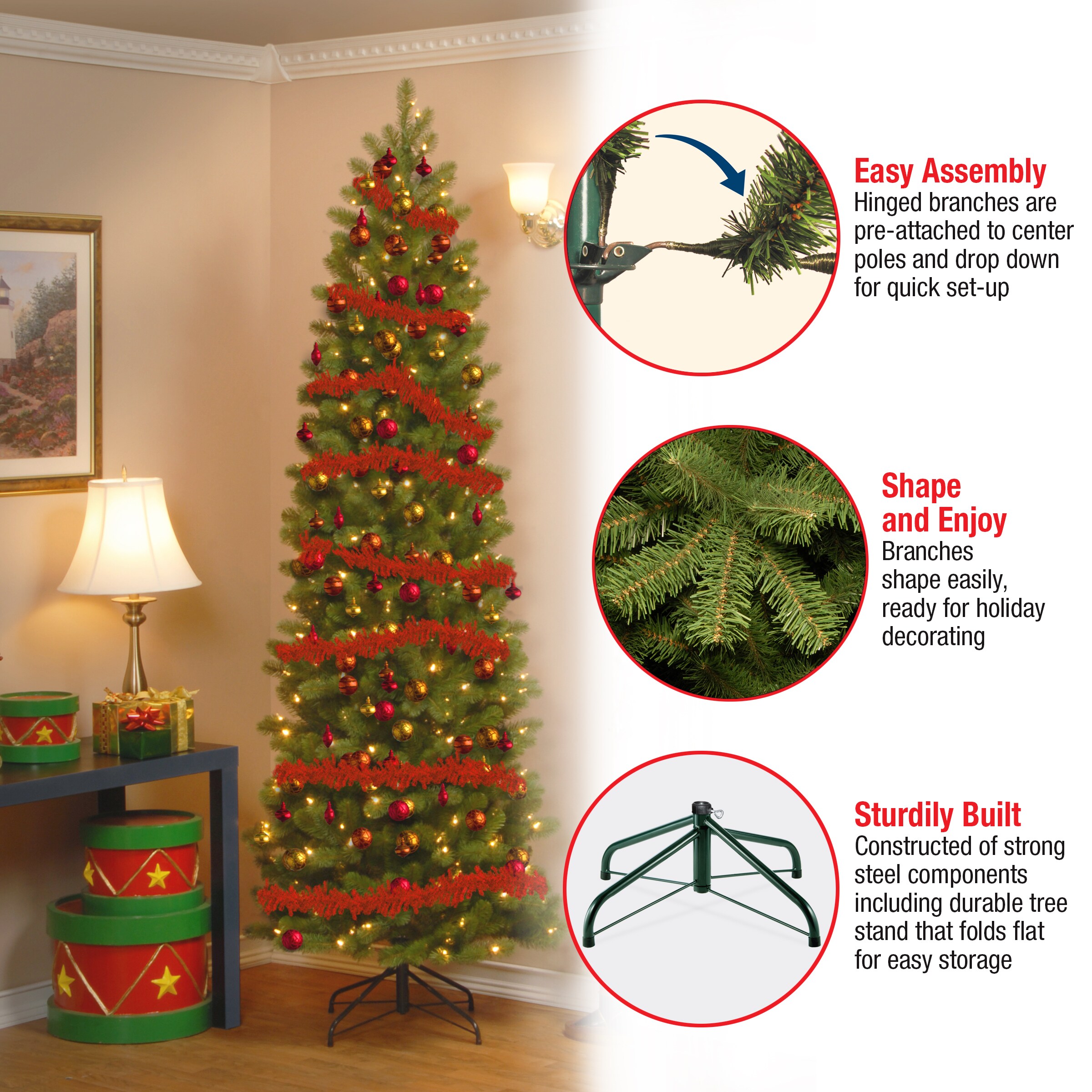 National Tree Company PEDD4-392-75 Artificial-Christmas-Trees - View #8