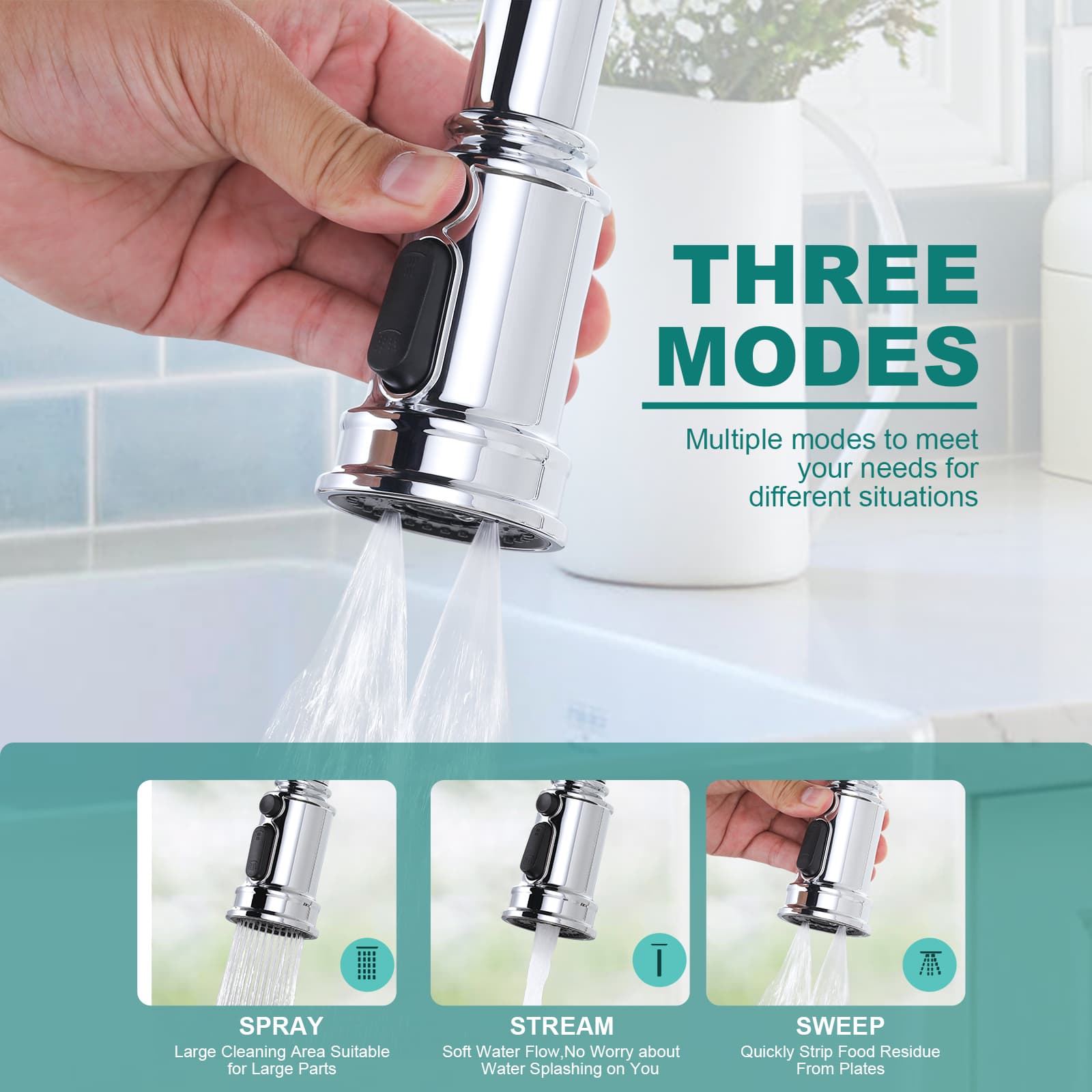 ARCORA AR7108701C Kitchen-Faucets - View #3
