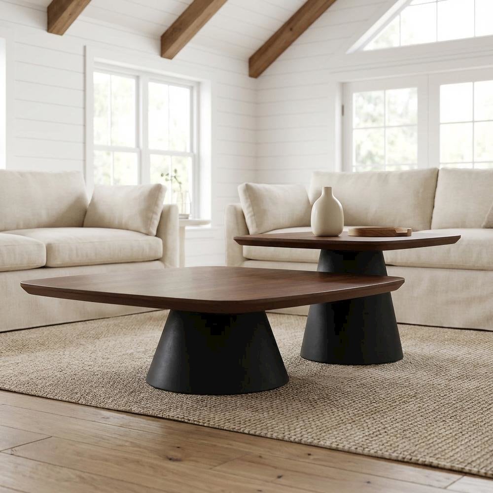 FurniFact BO3942433WHT Accent-Table-Sets - View #2
