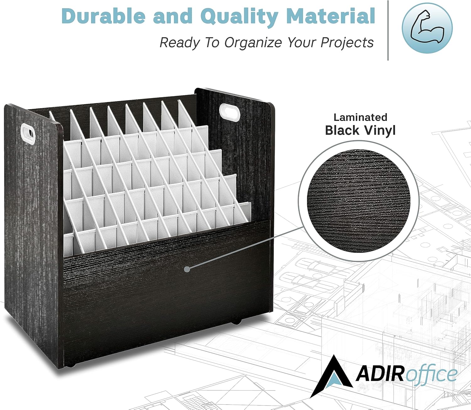 AdirOffice 626-BLK-KIT1 Office-Accessories - View #4
