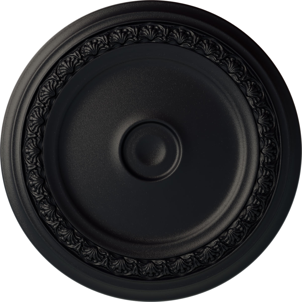 Ekena Millwork CM31CASGS Carlsbad 31.125-in W x 31.125-in L Painted Steel Gray Polyurethane Whole Ceiling Medallion