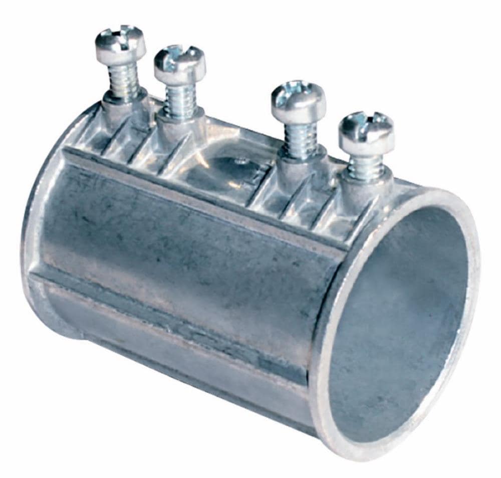 Sigma Electric ProConnex 02-55247C 3-in Electrical (EMT) Zinc Set Screw Coupling Conduit Fittings