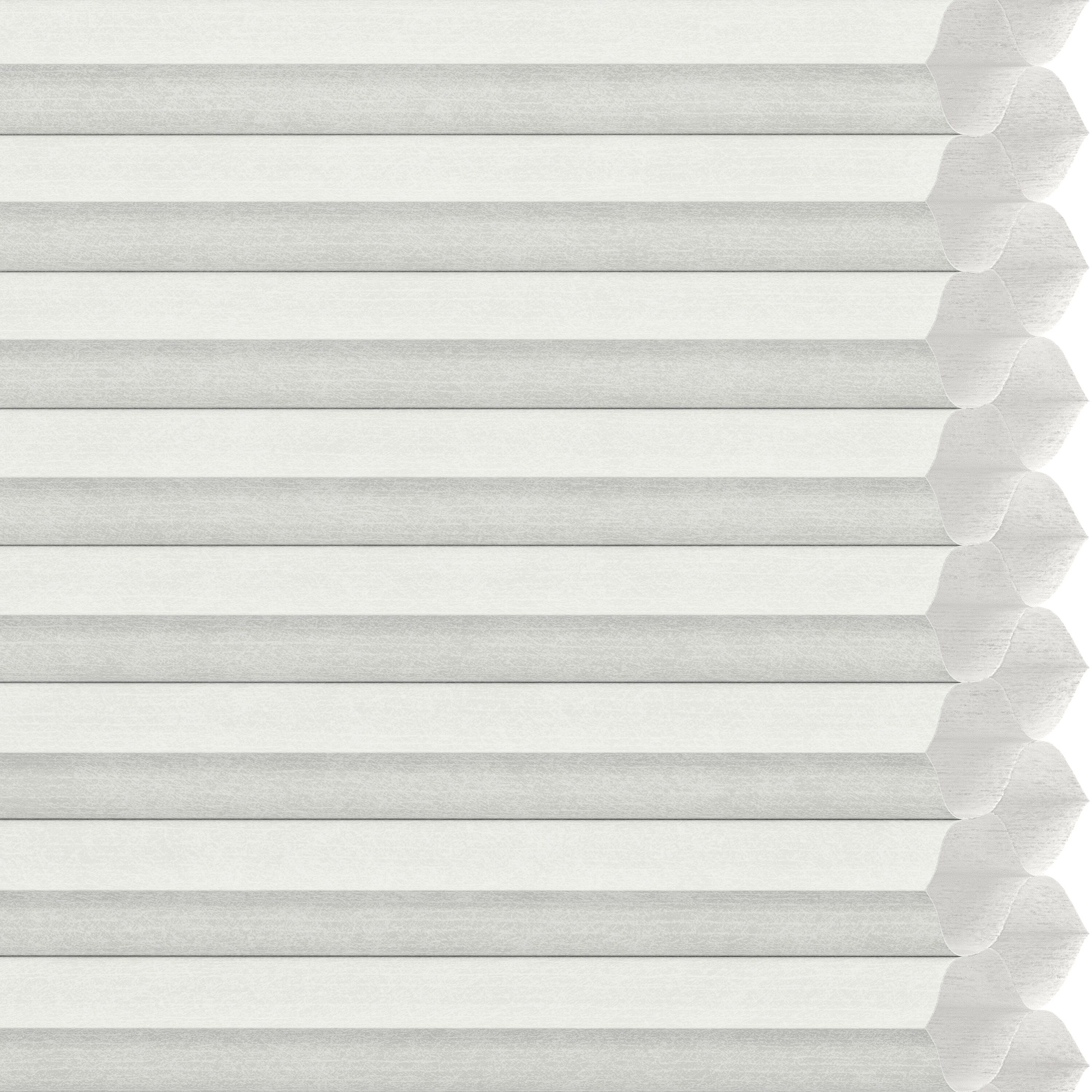 LEVOLOR 511532 Designer Colors Cool White Light filtering Polyester 1/2-in Double Cellular shade swatch