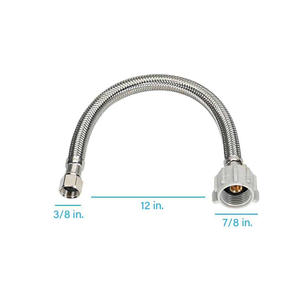 RELIABILT 7233-12-38-3-RB Toilet-Faucet-Supply-Lines - View #2