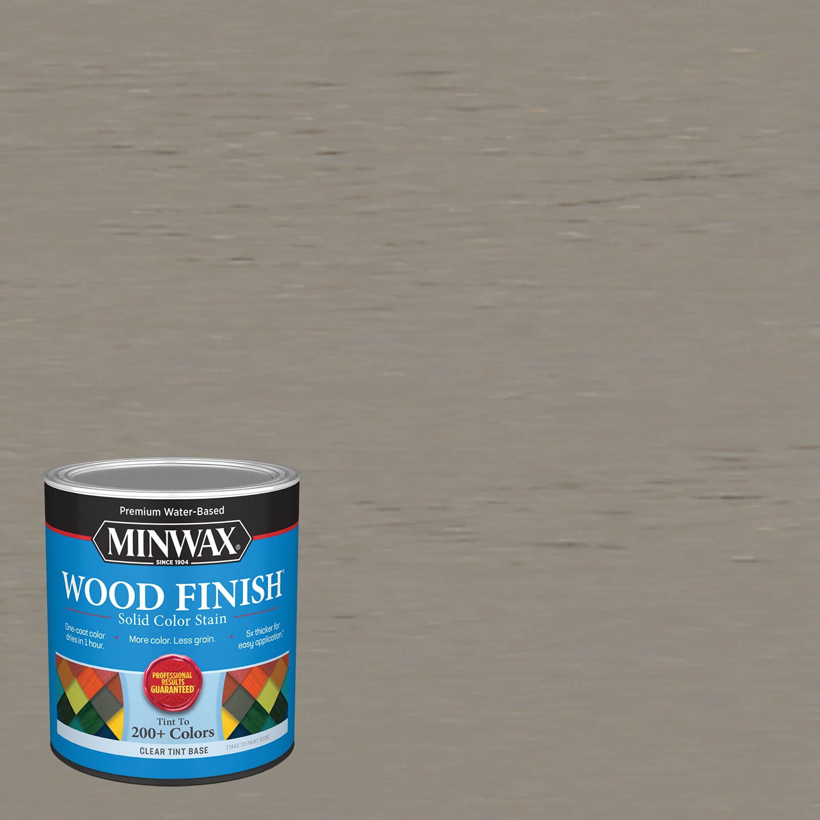 Minwax MW1087-1658613 Wood Finish Water-based Weathered Fence MW1087 Solid Interior Stain ( 1-quart )