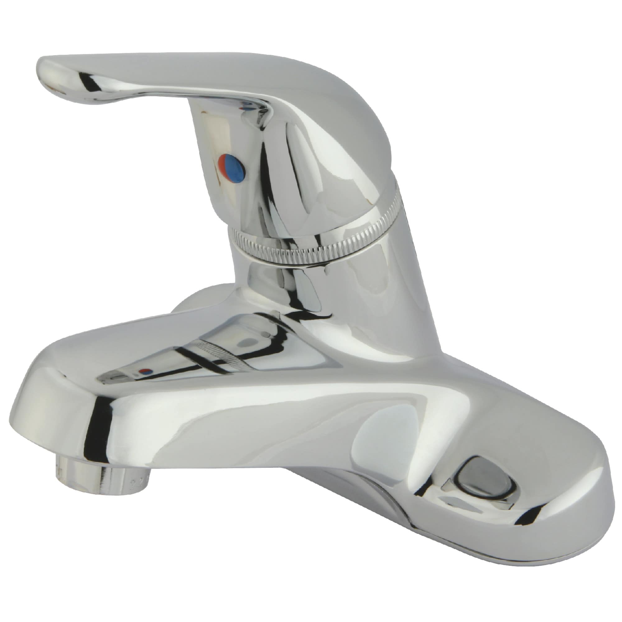 Elements of Design EB541LP Chatham Polished chrome 4-in centerset 1-handle Low-arc Residential Handle Bathroom Sink Faucet