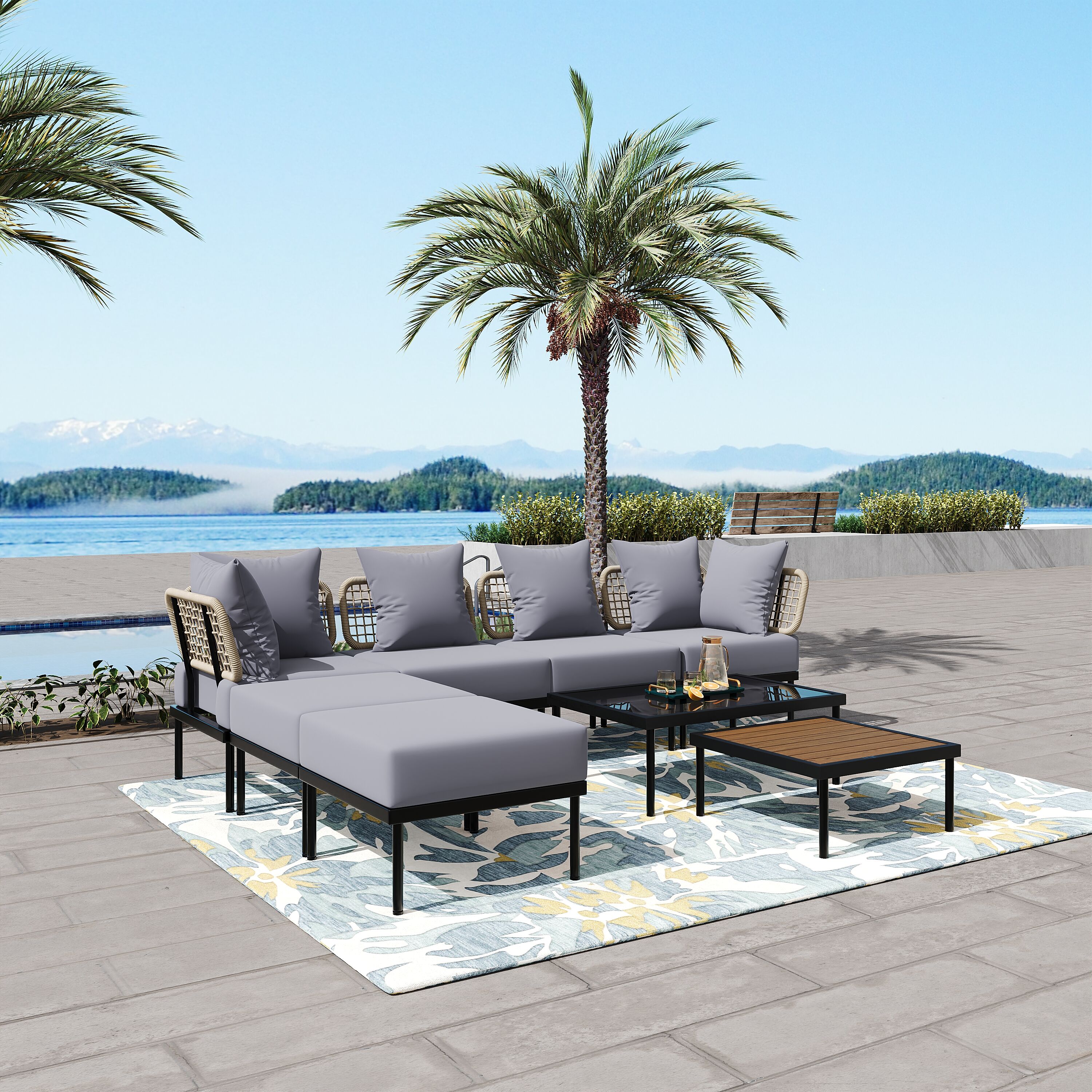 ModernLuxe L-TM000003AAE Patio-Conversation-Sets - View #8