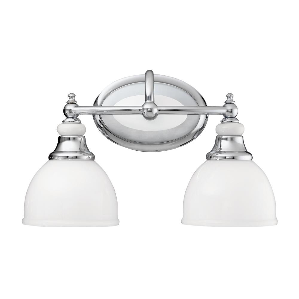 Kichler 5368CH Pocelona 2-Light Chrome Transitional Vanity Light
