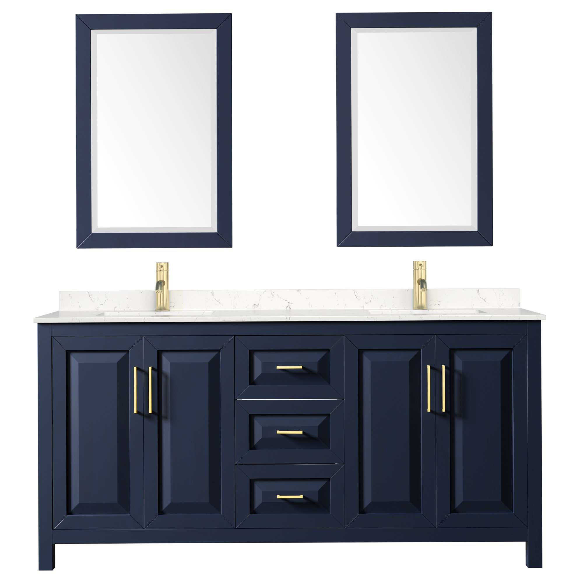 Wyndham Collection WCV252572DBLC2UNSM24 Bath-Vanity-Combo - View #3