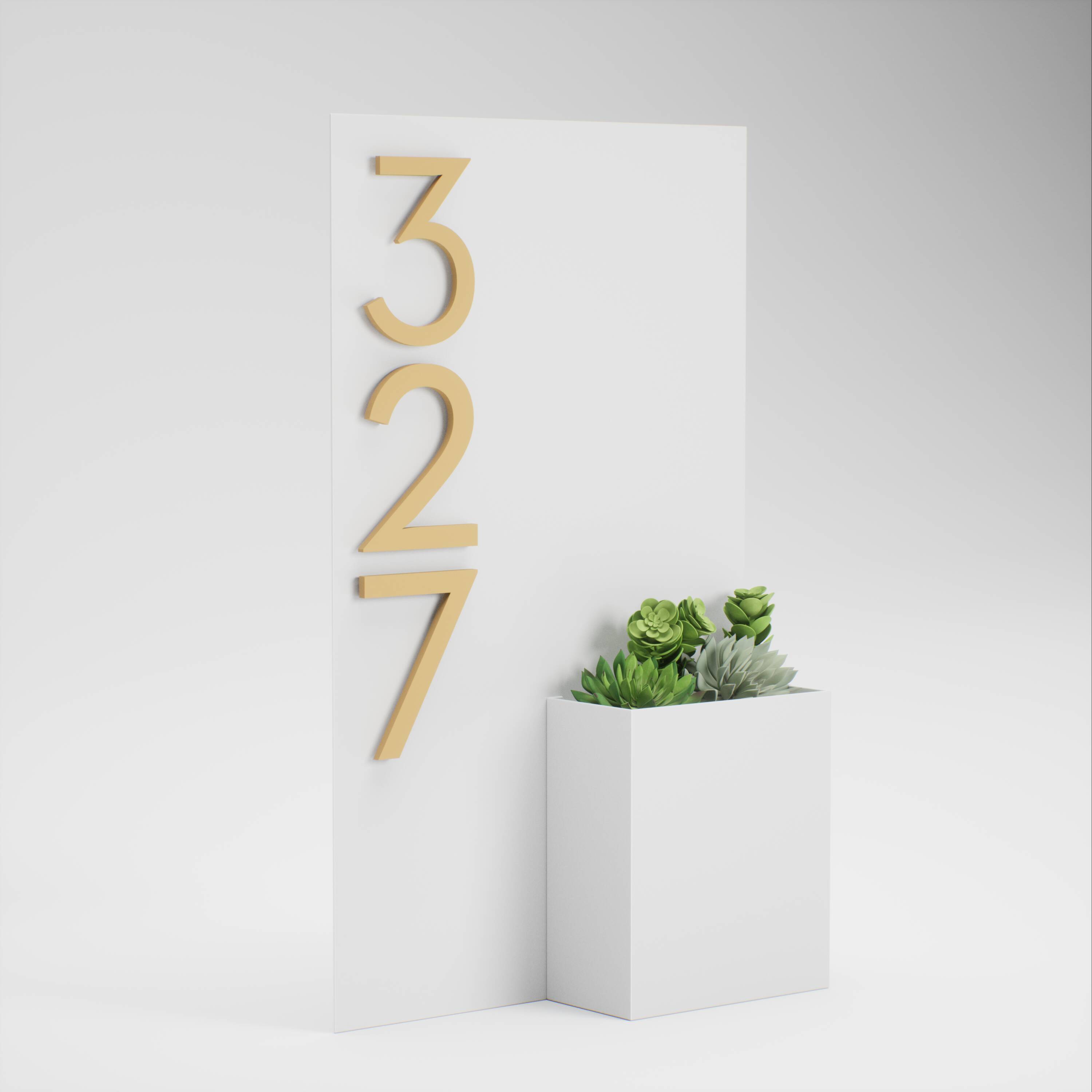 Post & Porch CURB-WHITE Outdoor-Plaques-Holders - View #2