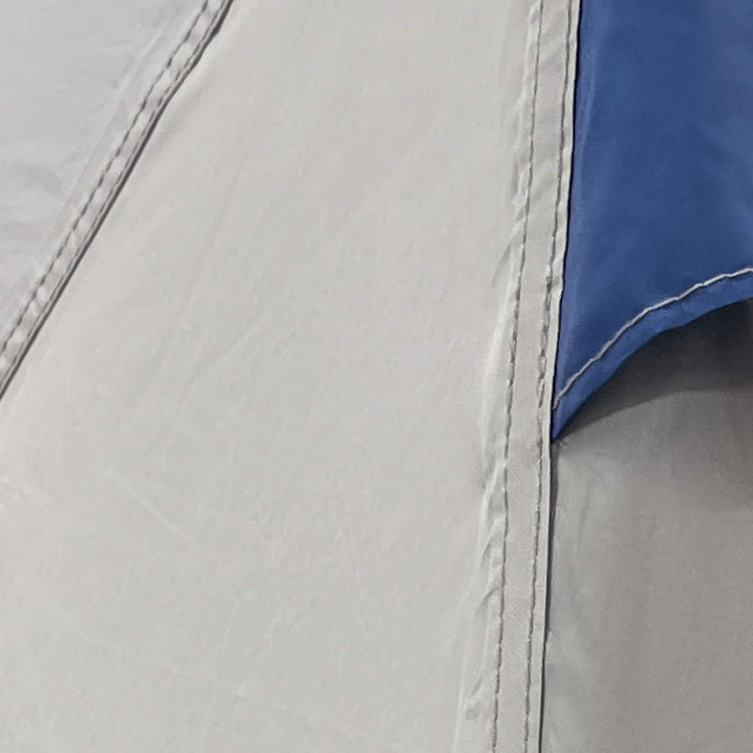 Gray and Navy 10-Person Three Season Cabin Tent with Carry Bag