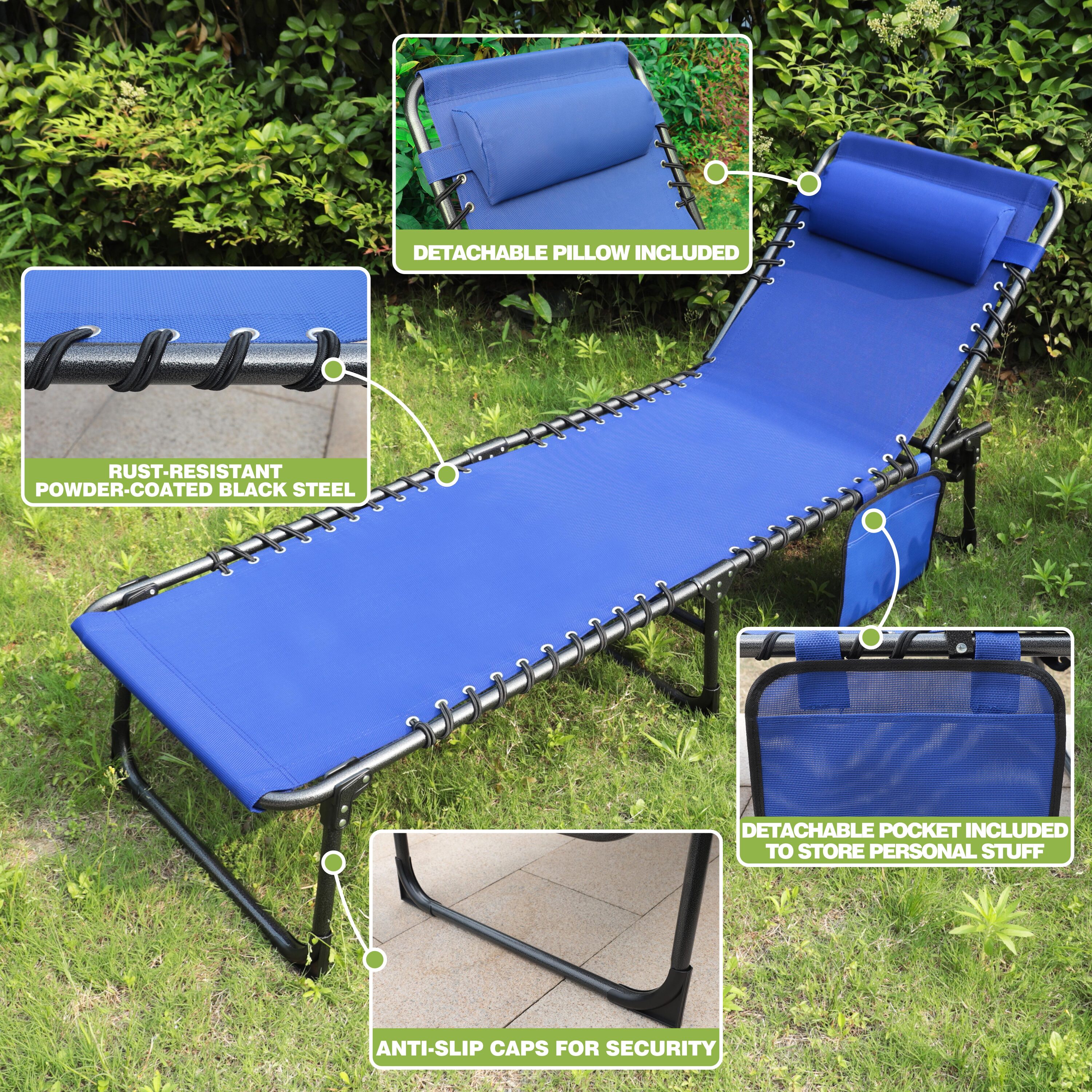 VEIKOUS PG0208-01BU Patio-Chairs - View #6