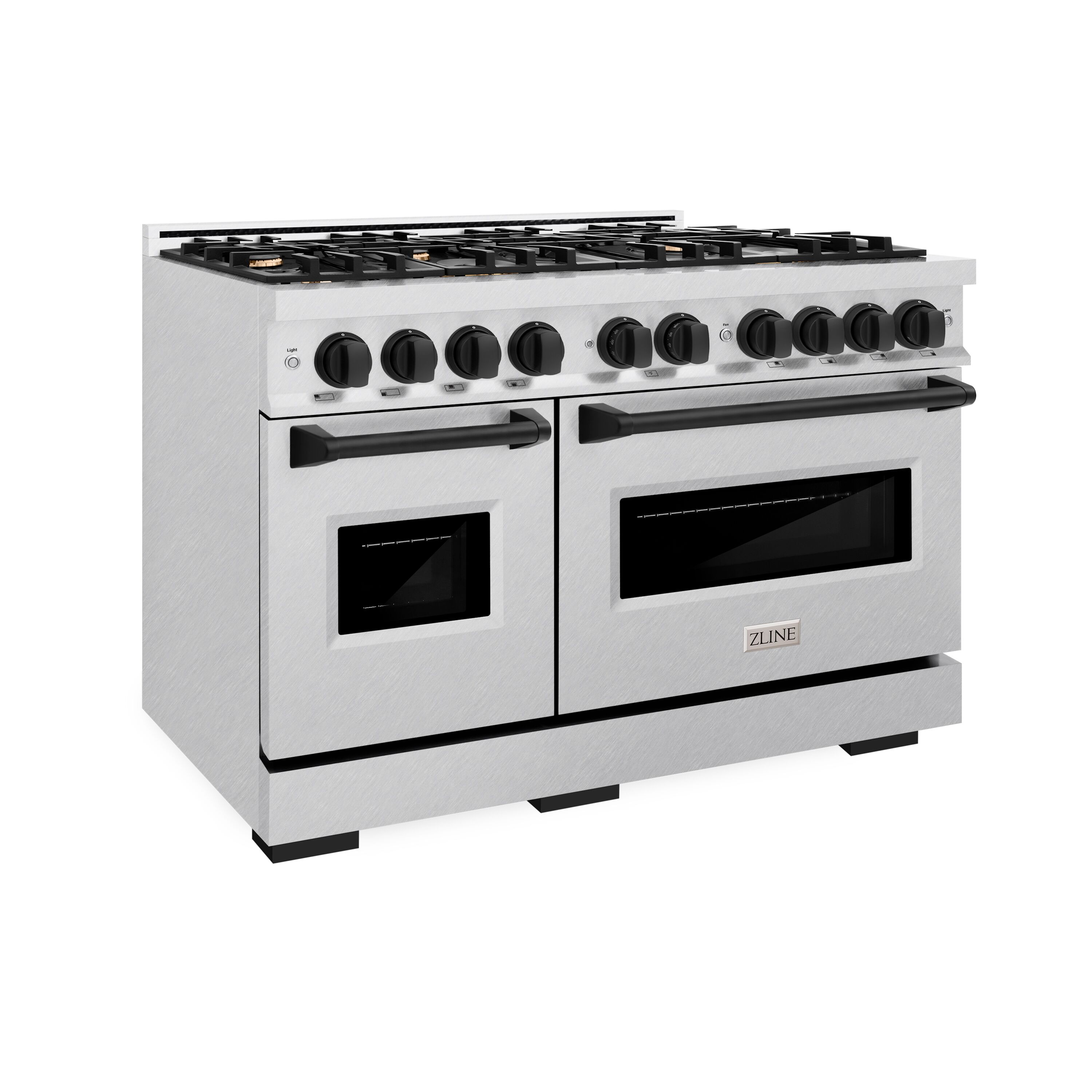 ZLINE KITCHEN & BATH CGRSZ-48-MB Double-Oven-Gas-Ranges - View #2