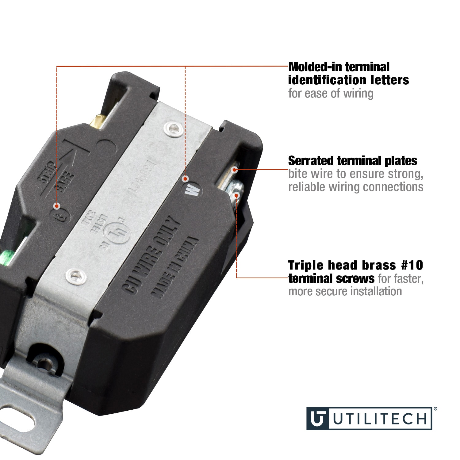 Utilitech L0520RL receptacles - View #4