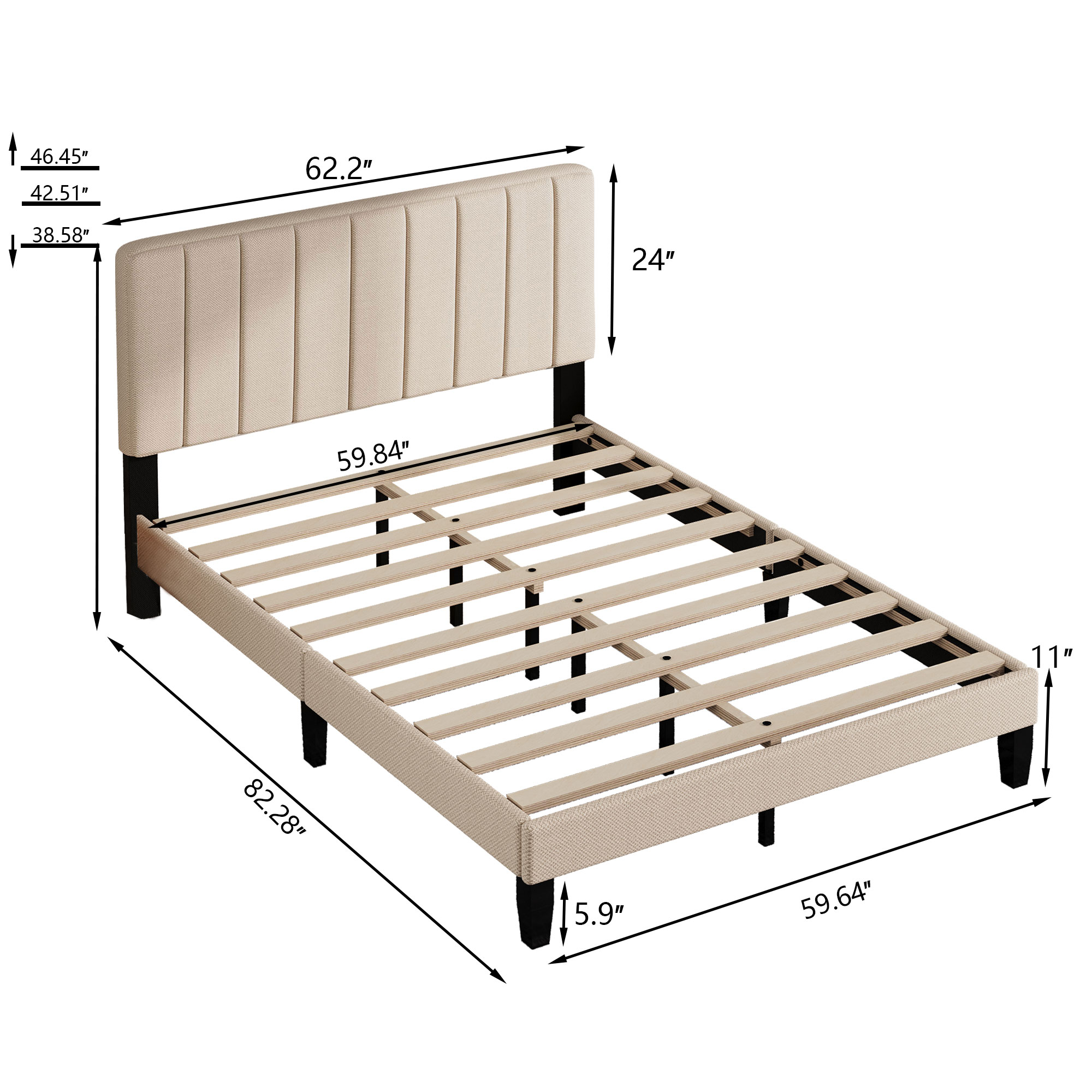 Jarenie C-7-Q-BE beds - View #3
