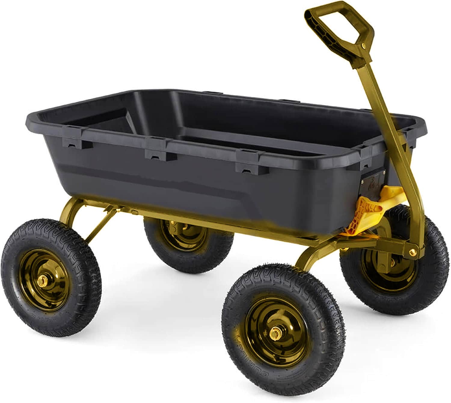 Outopee LO1G54000149 1.5-cu ft Steel Yard Cart